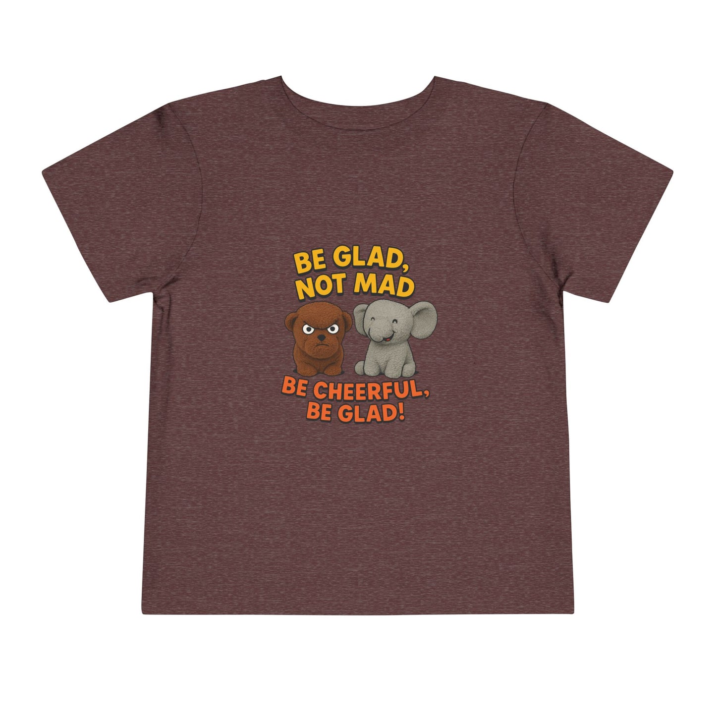 Toddler Short Sleeve Tee - Be Cheerful Design