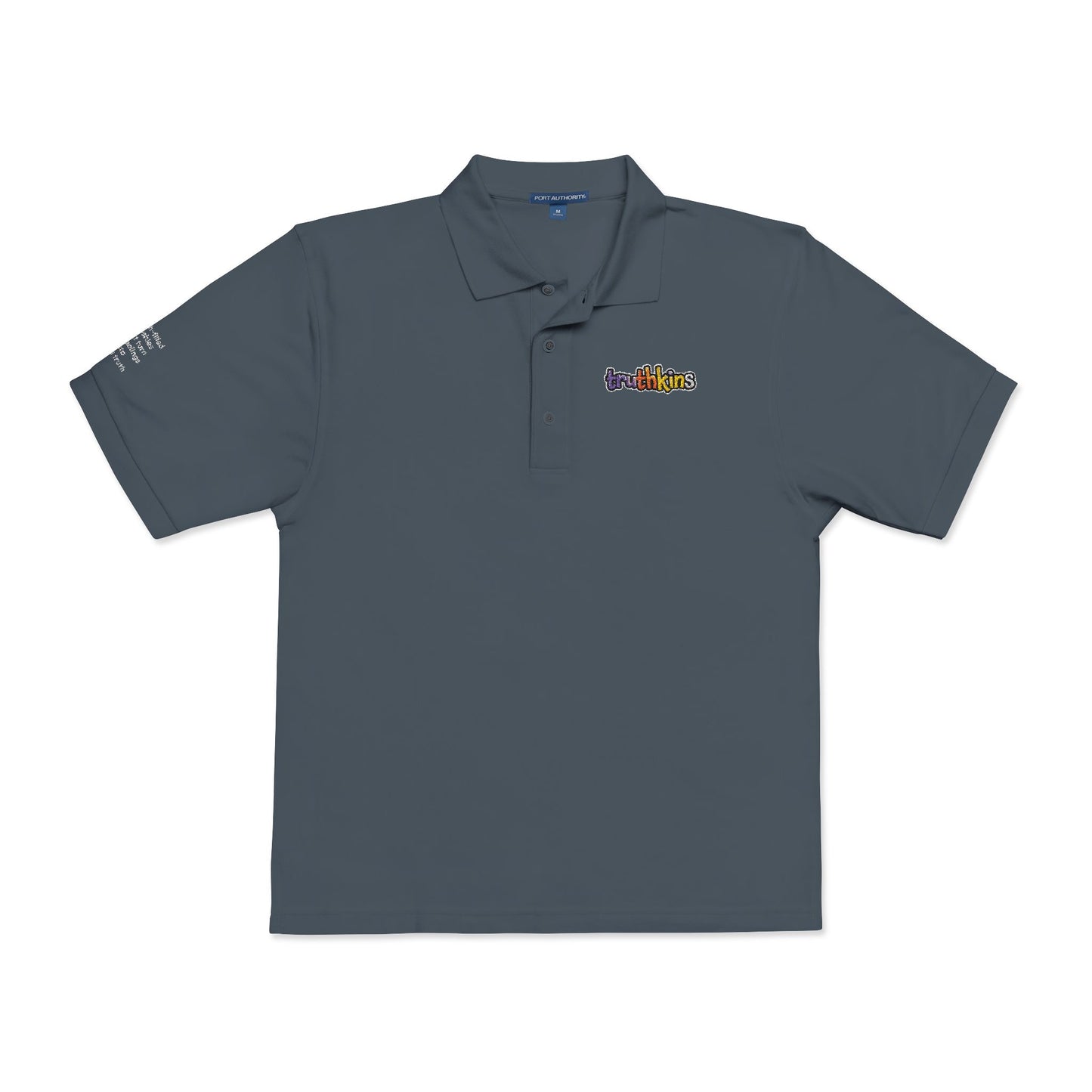 Unisex Embroidered Polo Shirt - Colorful Floral Design for Casual Style, Everyday Wear, Gift for Friends, Birthdays, Anniversaries