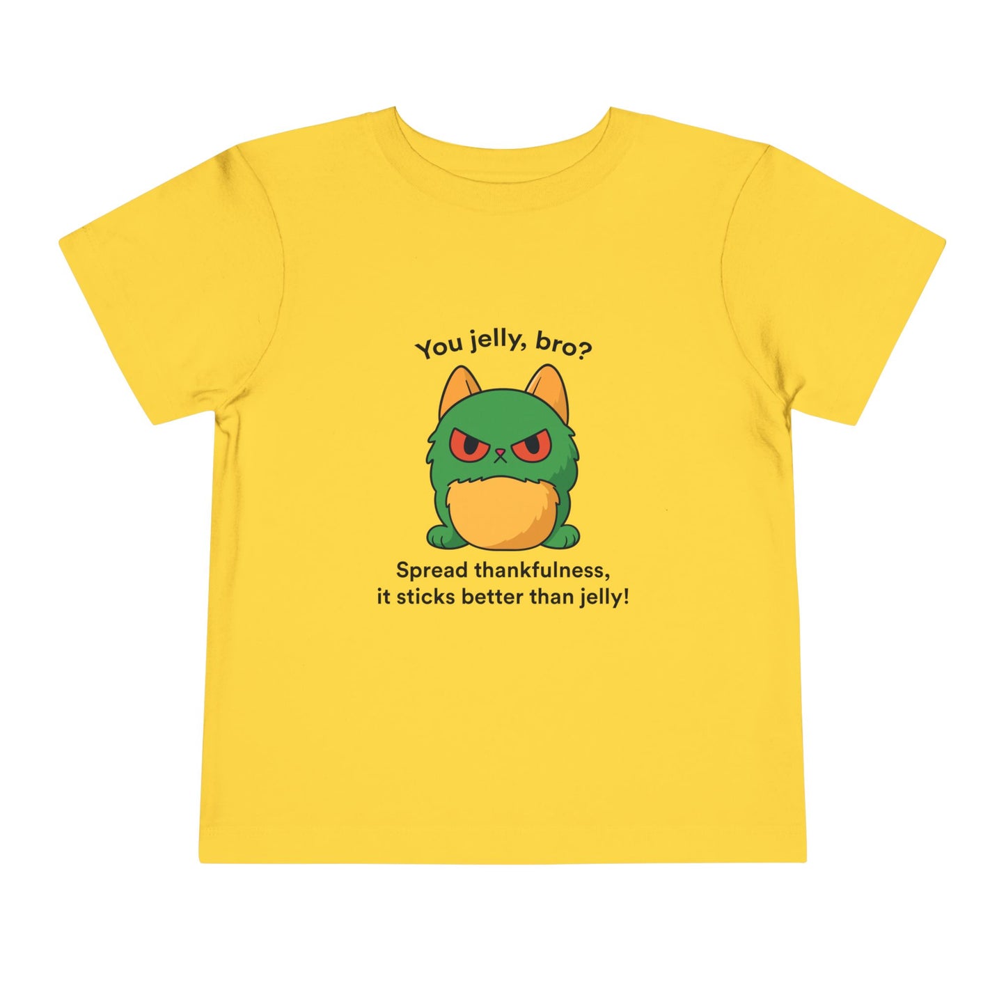 Toddler Short Sleeve Tee - You Jelly Bro? Design
