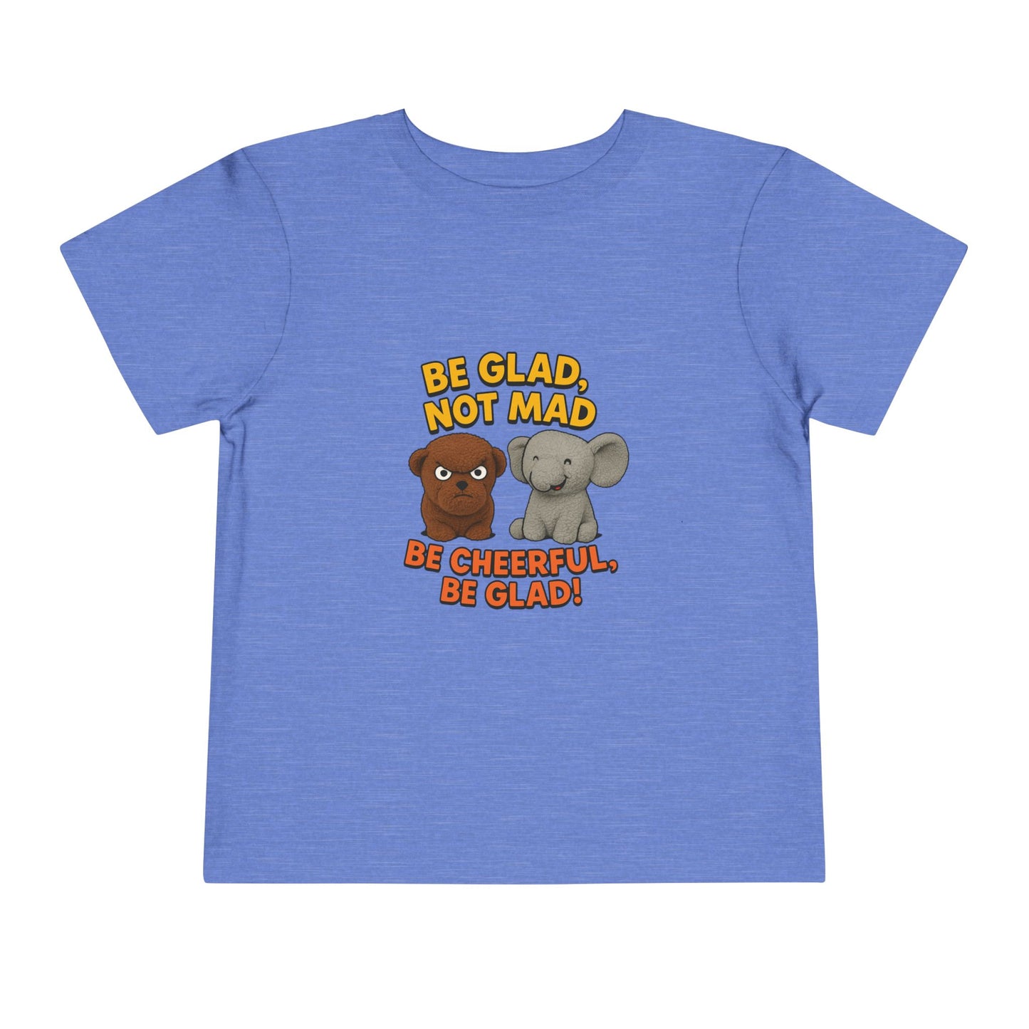Toddler Short Sleeve Tee - Be Cheerful Design
