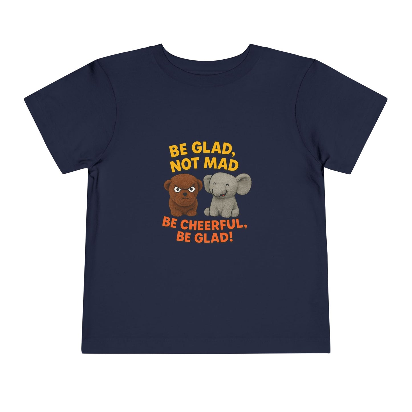 Toddler Short Sleeve Tee - Be Cheerful Design