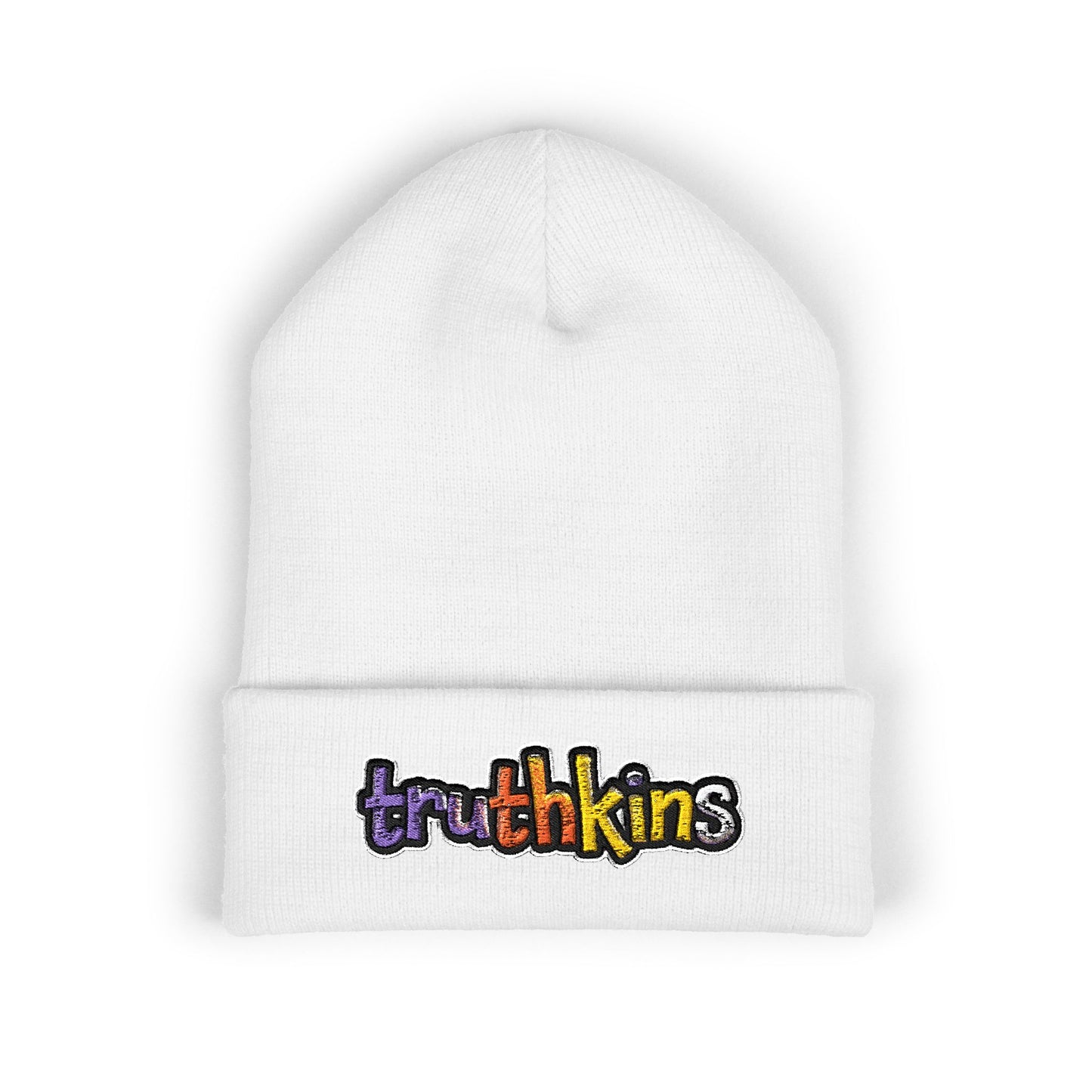 Trendy Embroidered Beanie - Truthkins, Winter Hat, Streetwear, Gift for Him/Her, Cozy Accessories