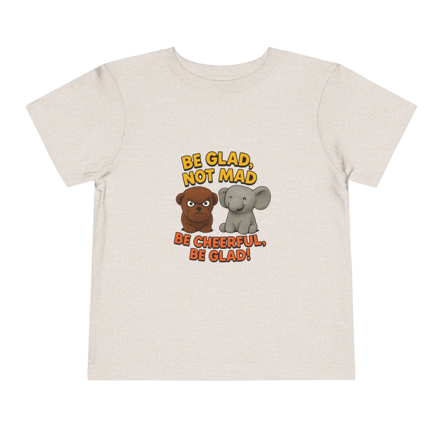 Toddler Short Sleeve Tee - Be Cheerful Design