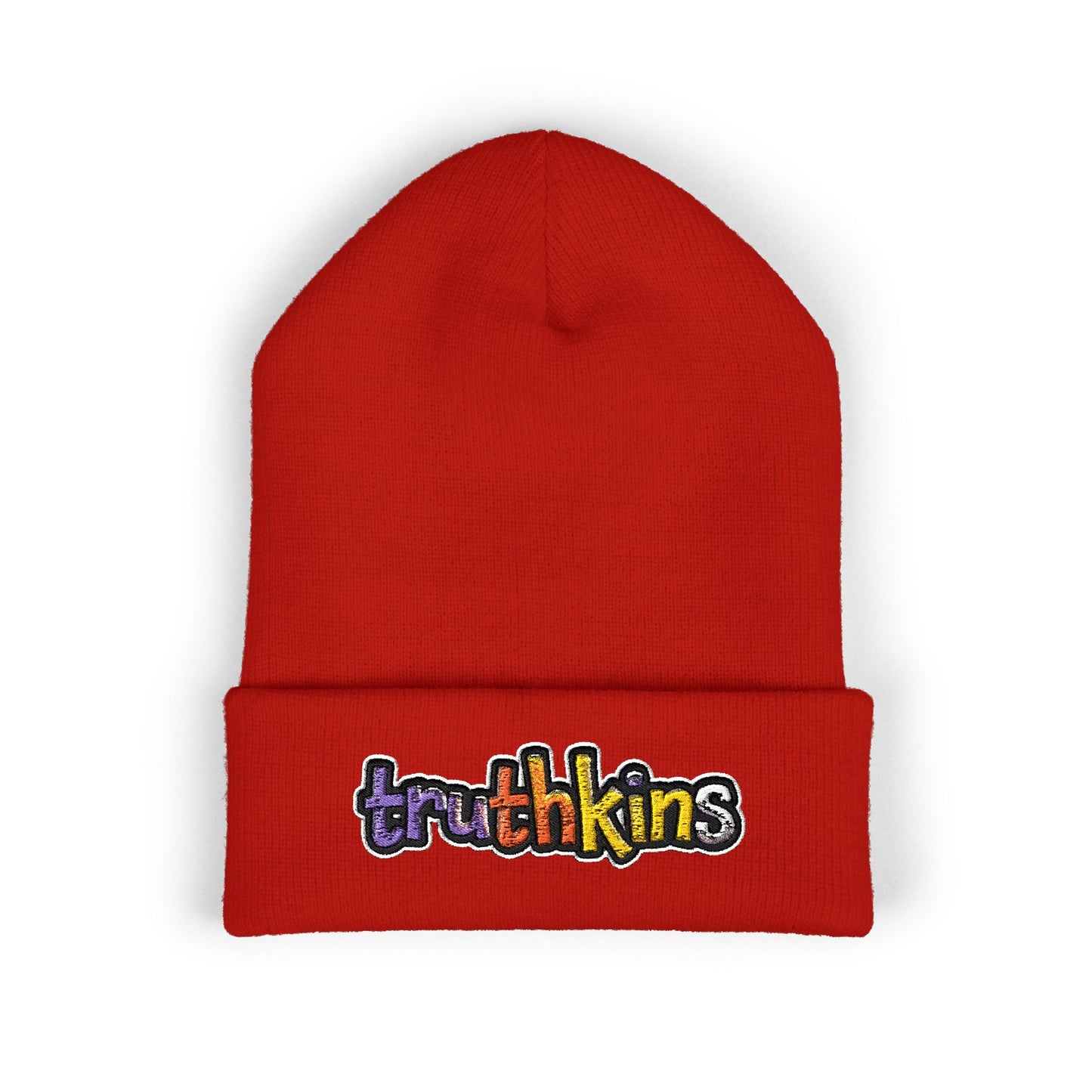 Trendy Embroidered Beanie - Truthkins, Winter Hat, Streetwear, Gift for Him/Her, Cozy Accessories