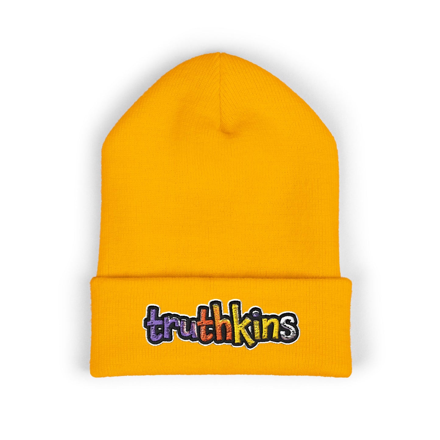 Trendy Embroidered Beanie - Truthkins, Winter Hat, Streetwear, Gift for Him/Her, Cozy Accessories