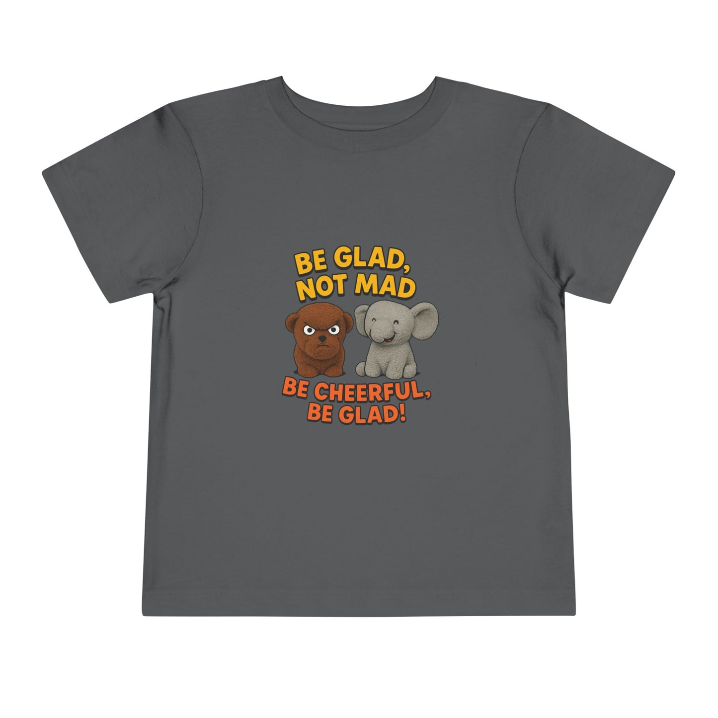 Toddler Short Sleeve Tee - Be Cheerful Design