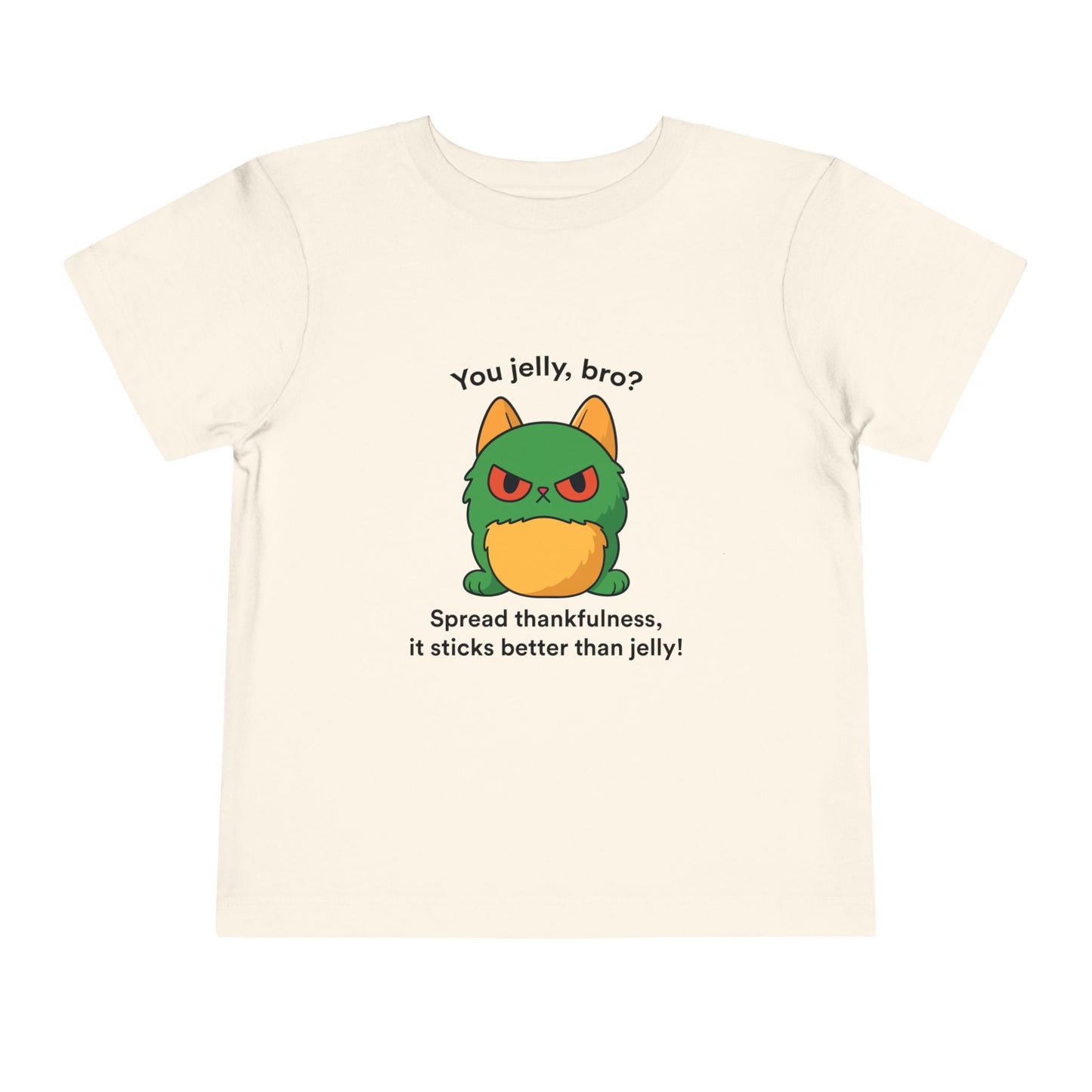 Toddler Short Sleeve Tee - You Jelly Bro? Design