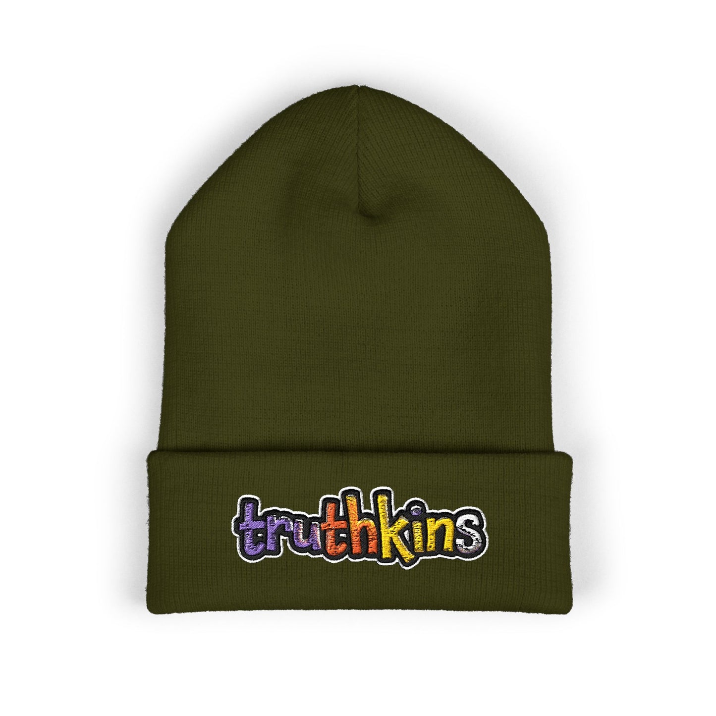 Trendy Embroidered Beanie - Truthkins, Winter Hat, Streetwear, Gift for Him/Her, Cozy Accessories