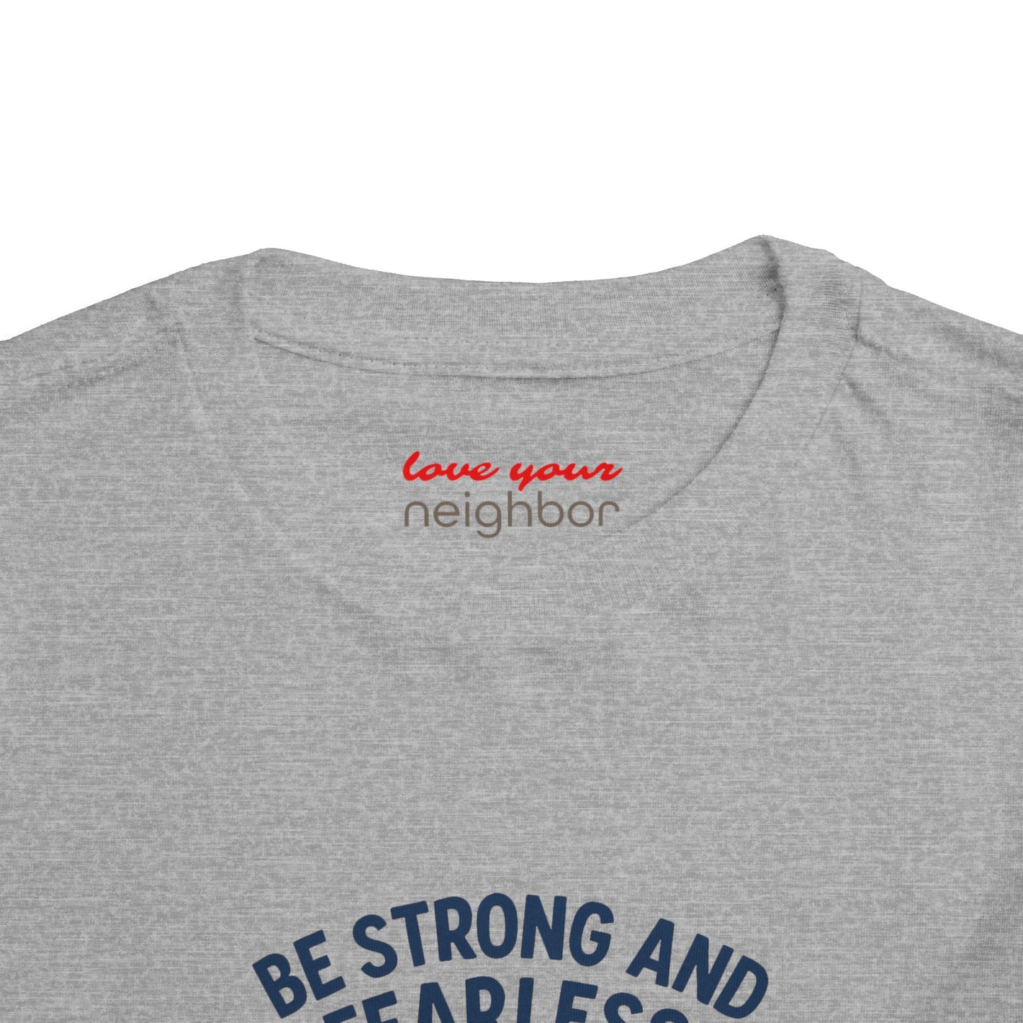 Toddler Inspirational Tee, Kids Motivational Shirt, Bible Verse Top, Cute Short Sleeve T-Shirt, God is With You Apparel, Faith-Based Gift