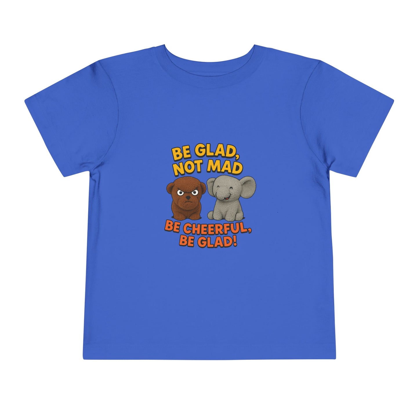 Toddler Short Sleeve Tee - Be Cheerful Design