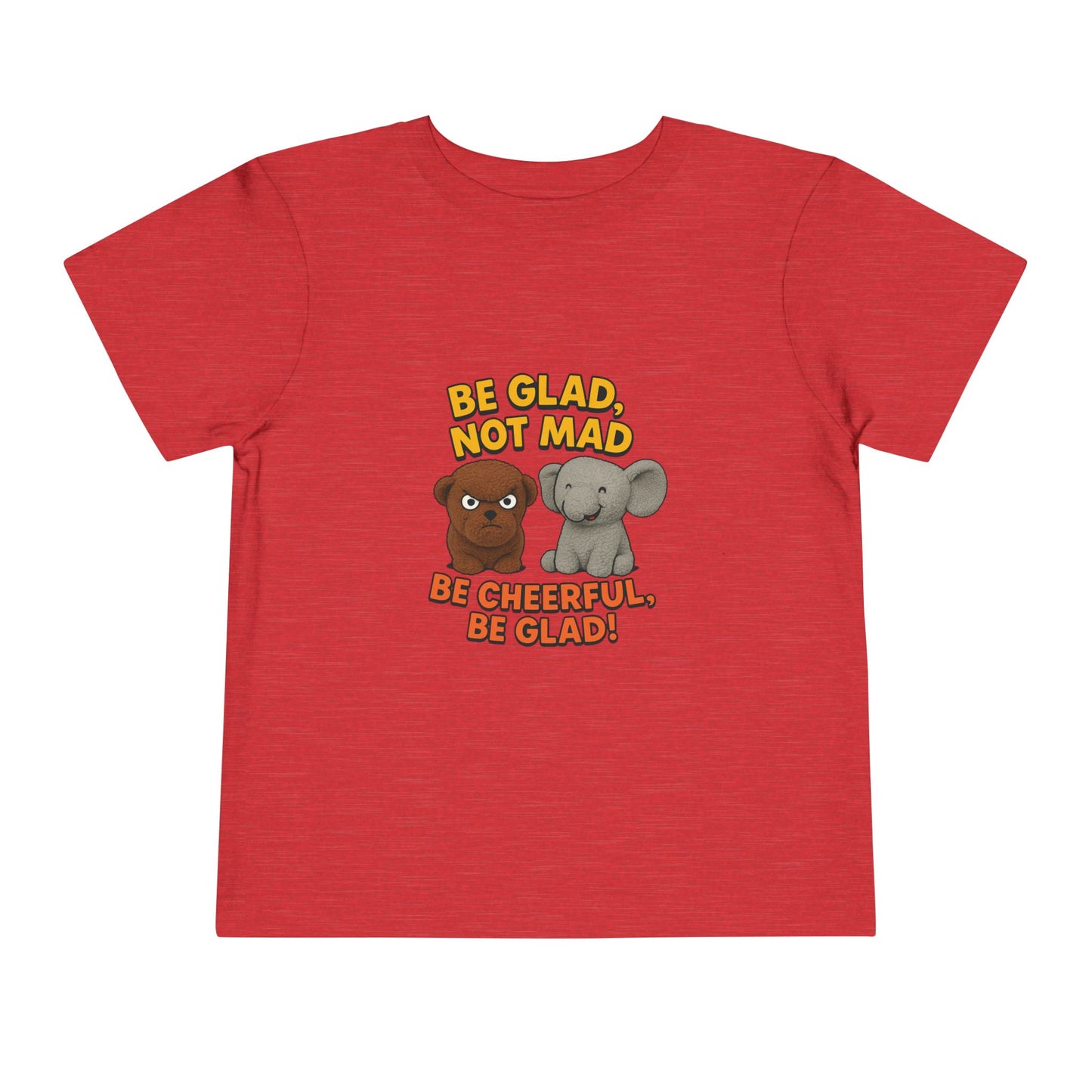 Toddler Short Sleeve Tee - Be Cheerful Design