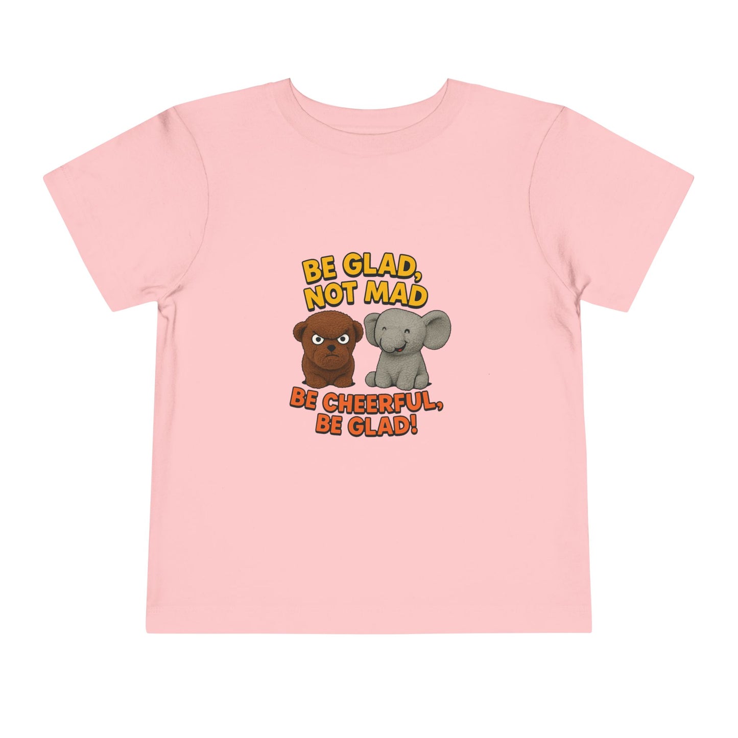 Toddler Short Sleeve Tee - Be Cheerful Design