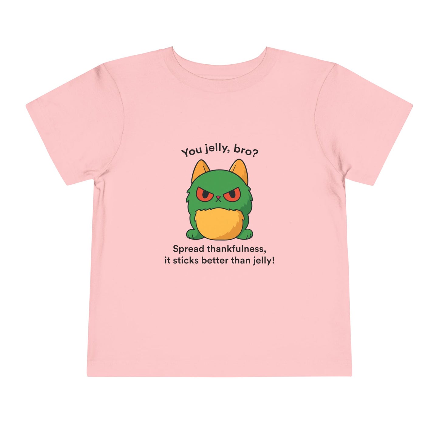 Toddler Short Sleeve Tee - You Jelly Bro? Design