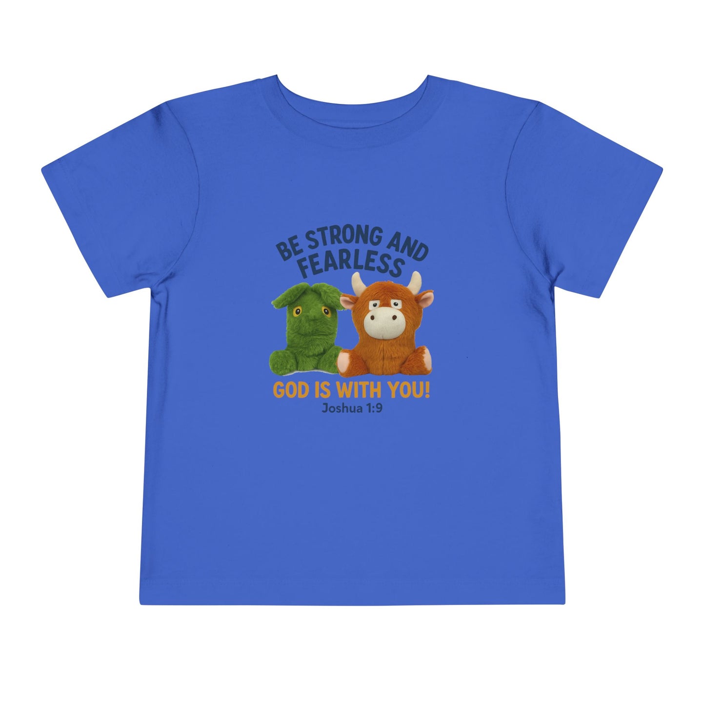 Toddler Inspirational Tee, Kids Motivational Shirt, Bible Verse Top, Cute Short Sleeve T-Shirt, God is With You Apparel, Faith-Based Gift