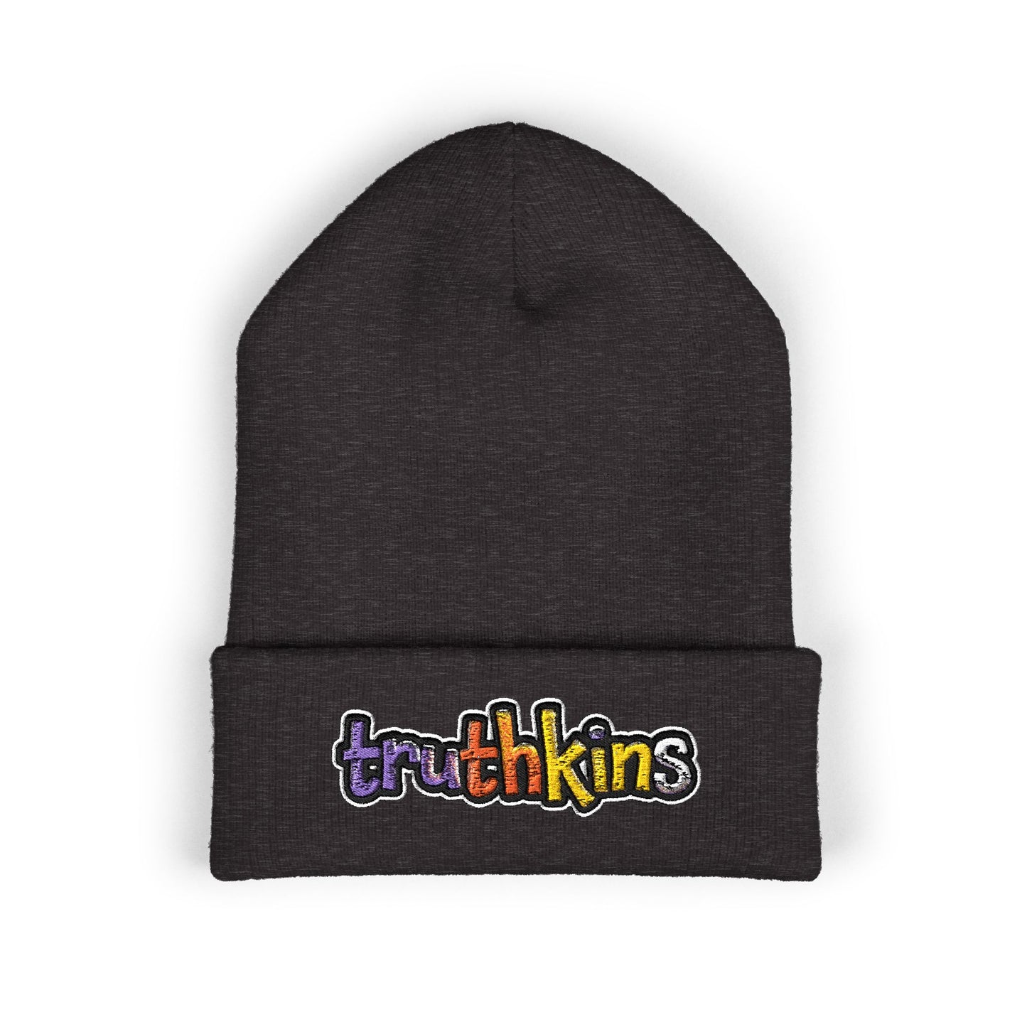 Trendy Embroidered Beanie - Truthkins, Winter Hat, Streetwear, Gift for Him/Her, Cozy Accessories