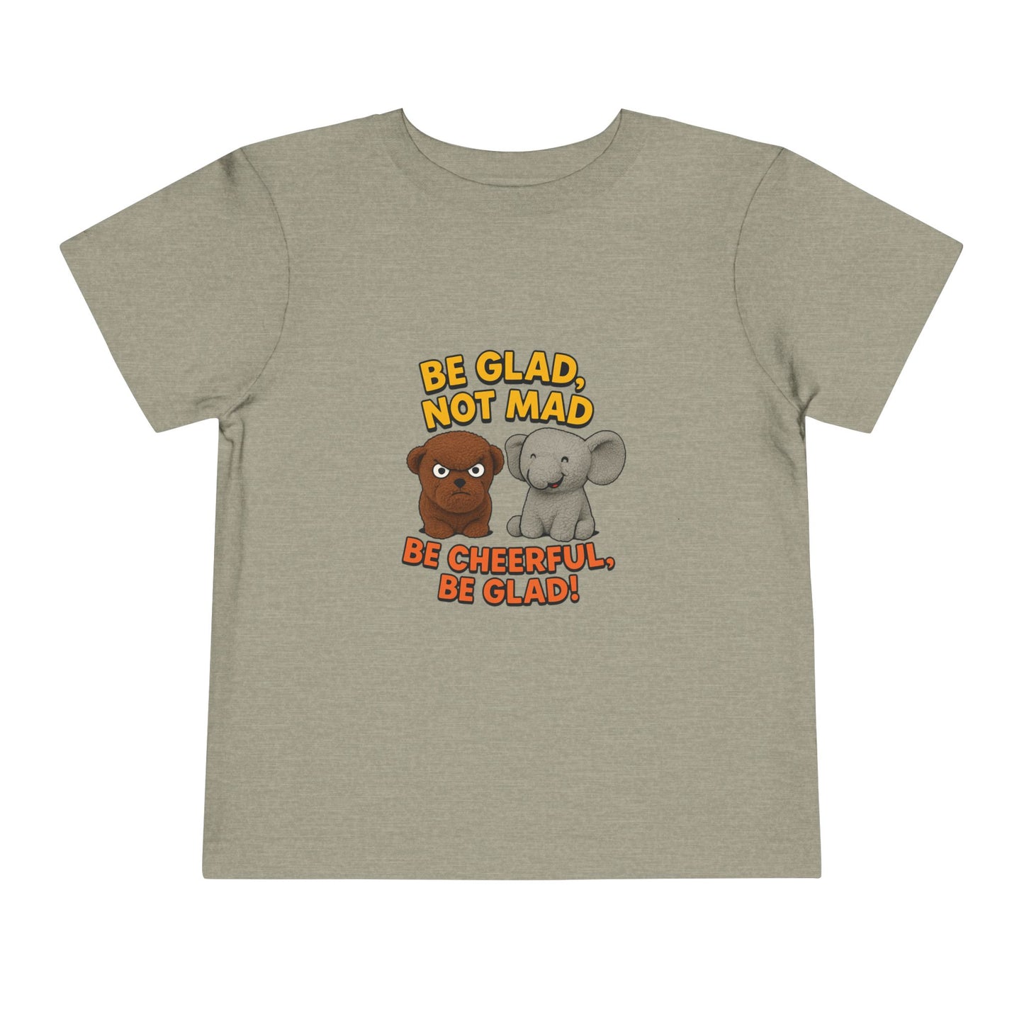 Toddler Short Sleeve Tee - Be Cheerful Design