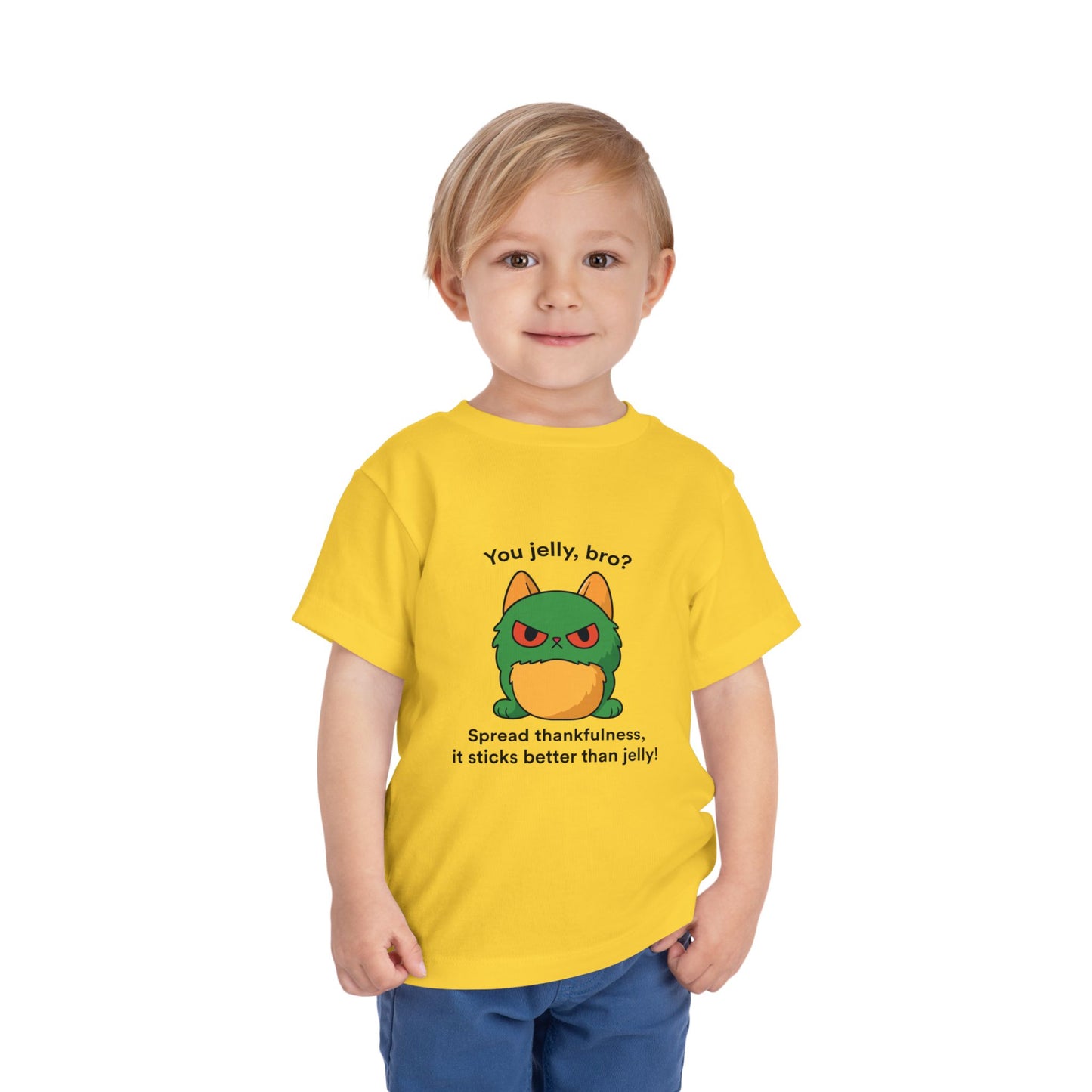 Toddler Short Sleeve Tee - You Jelly Bro? Design
