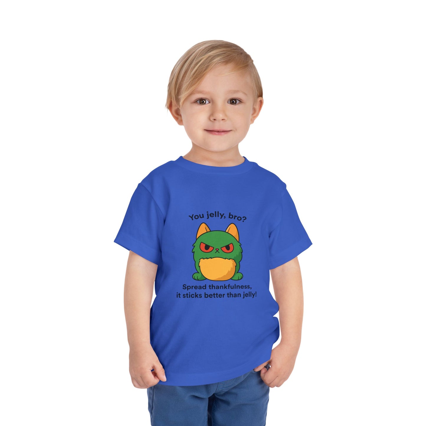 Toddler Short Sleeve Tee - You Jelly Bro? Design