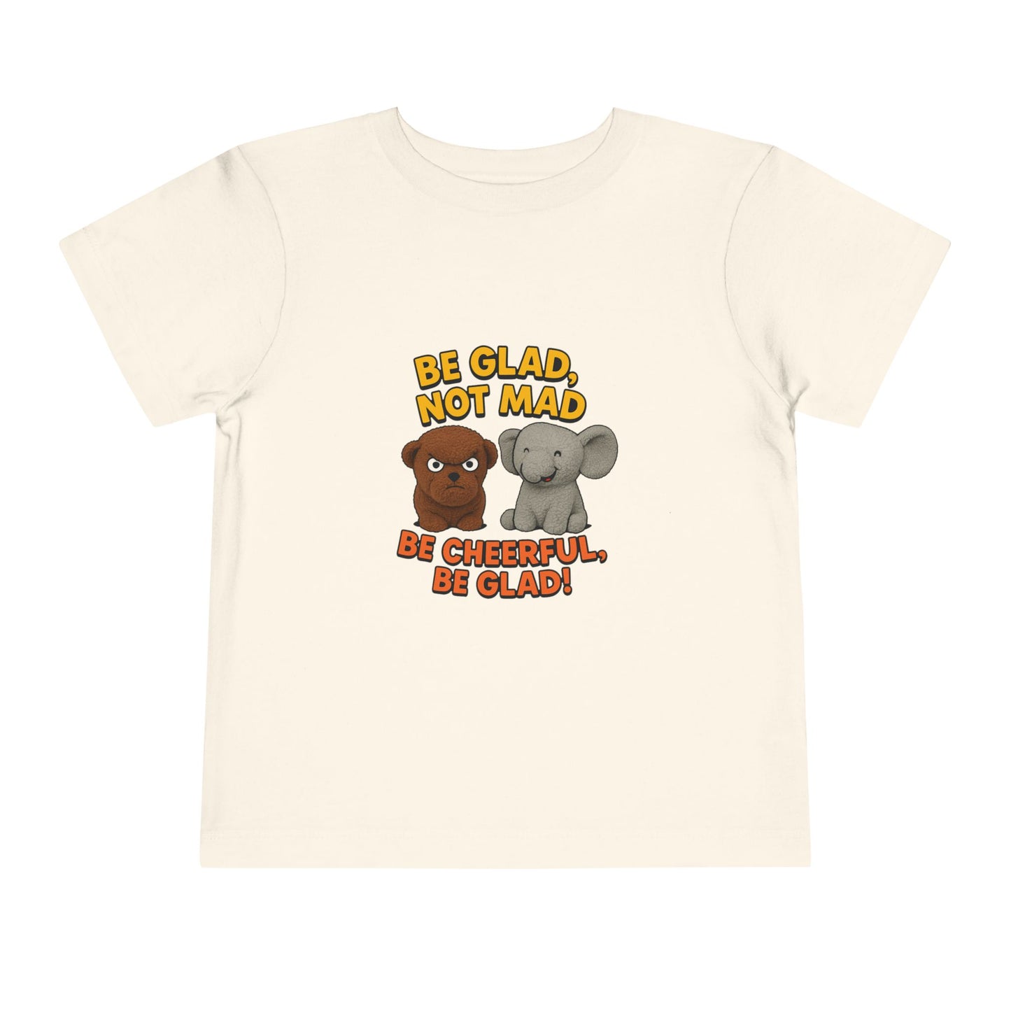 Toddler Short Sleeve Tee - Be Cheerful Design