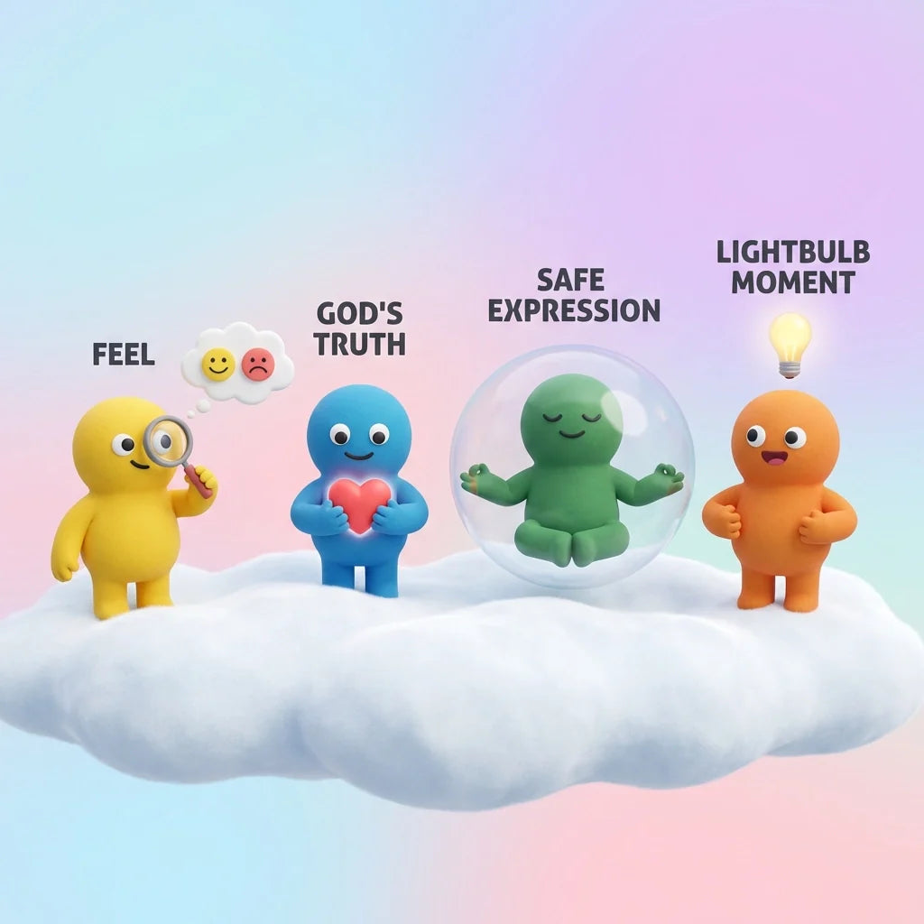 Teaching Emotions God's Way: The Simple Framework That Transforms Big Feelings into Faith Lessons