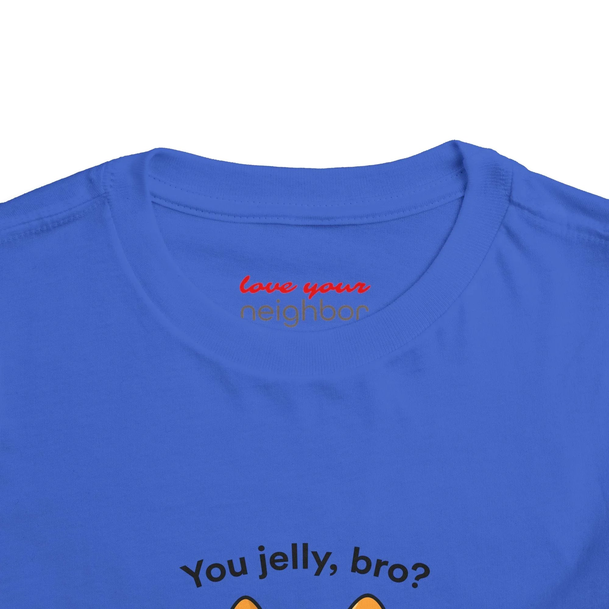 Toddler Short Sleeve Tee - You Jelly Bro? Design - Truthkins - Faith-filled plush toys that turn big feelings into God's truth