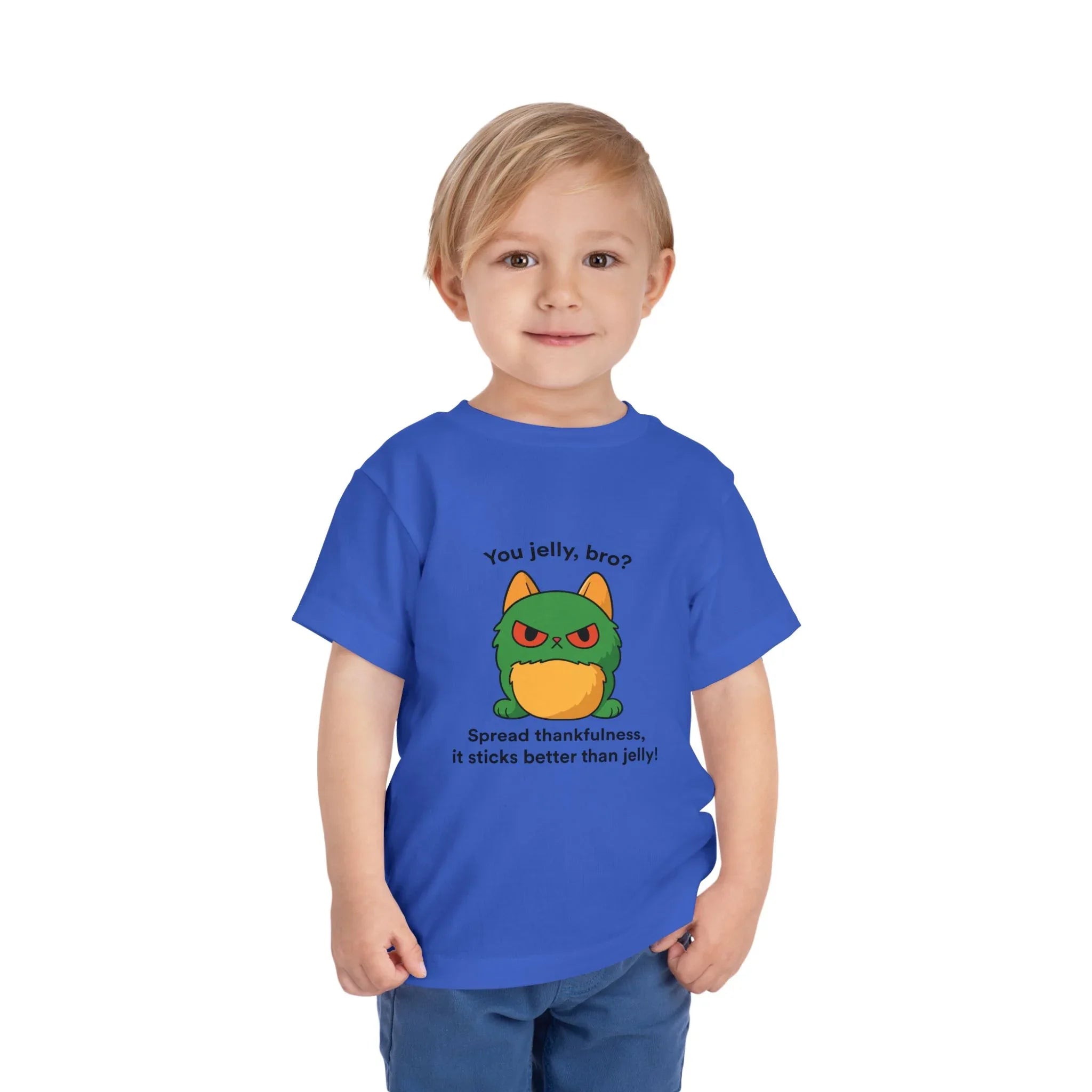 Toddler Short Sleeve Tee - You Jelly Bro? Design - Truthkins - Faith-filled plush toys that turn big feelings into God's truth