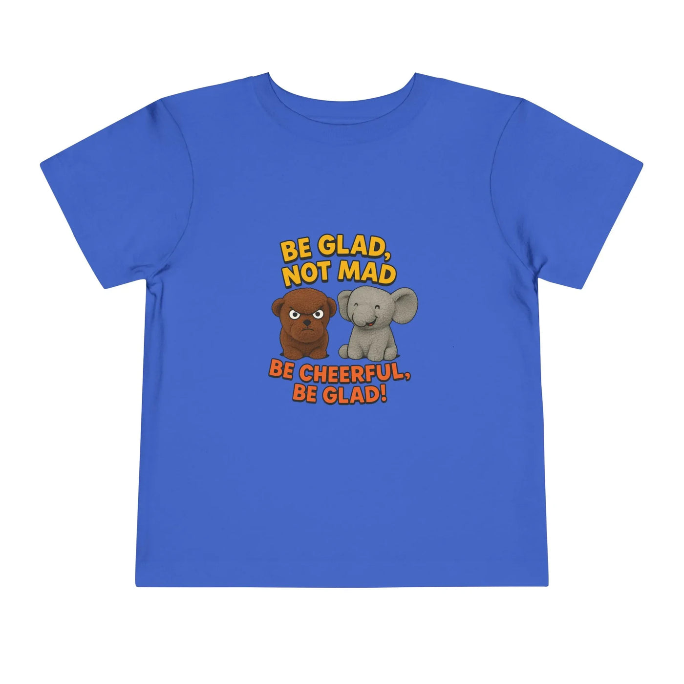 Toddler Short Sleeve Tee - Be Cheerful Design - Truthkins - Faith-filled plush toys that turn big feelings into God's truth