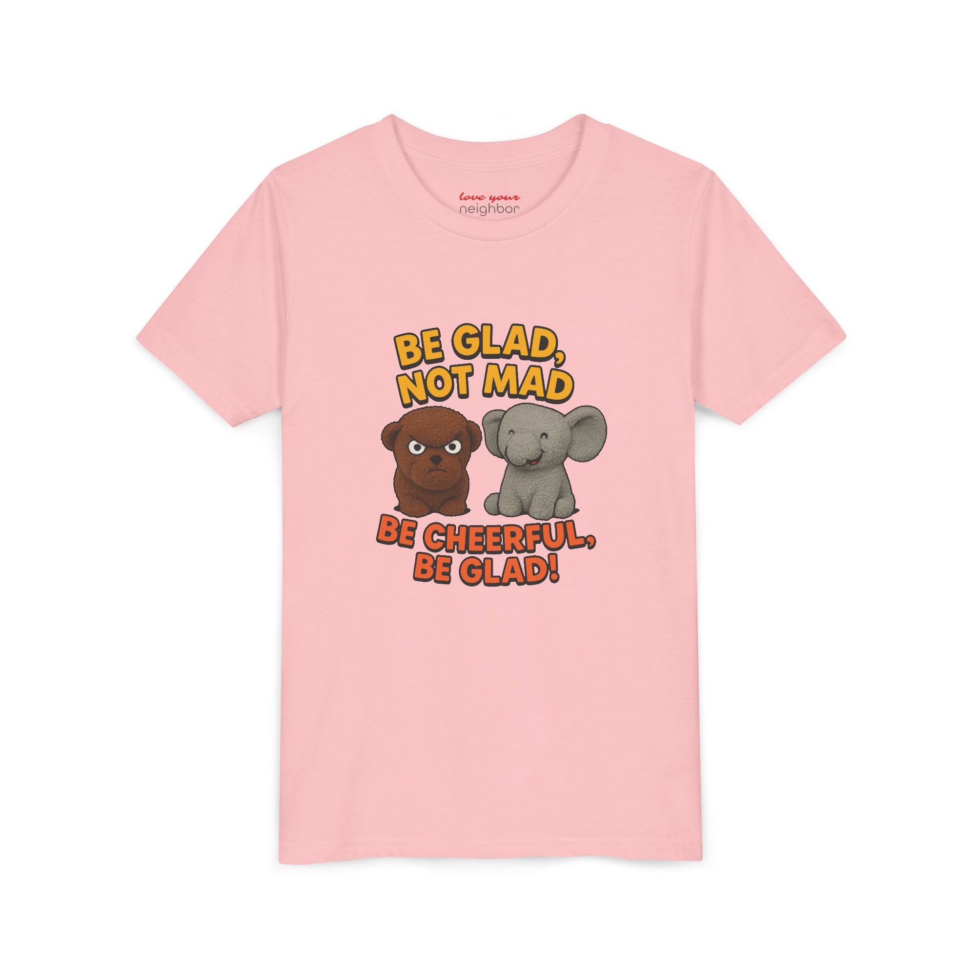 Be Glad Not Mad - Youth Short Sleeve Tee