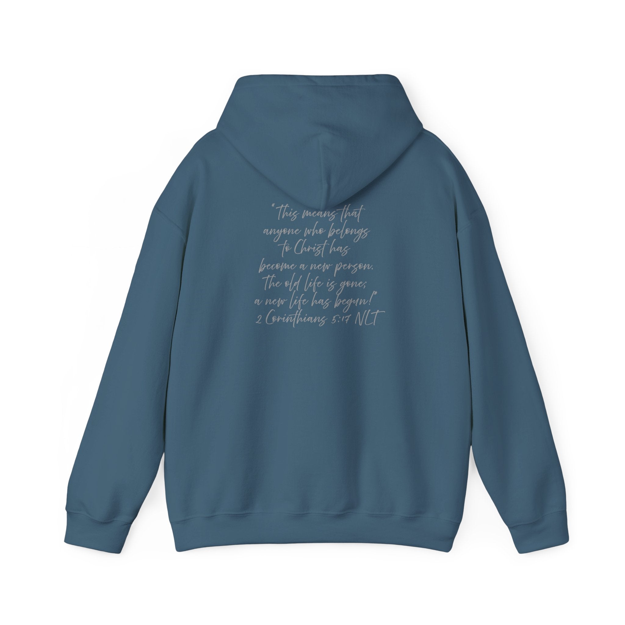 "Created" 2 Corinthians 5:17 - Adult Hooded Sweatshirt
