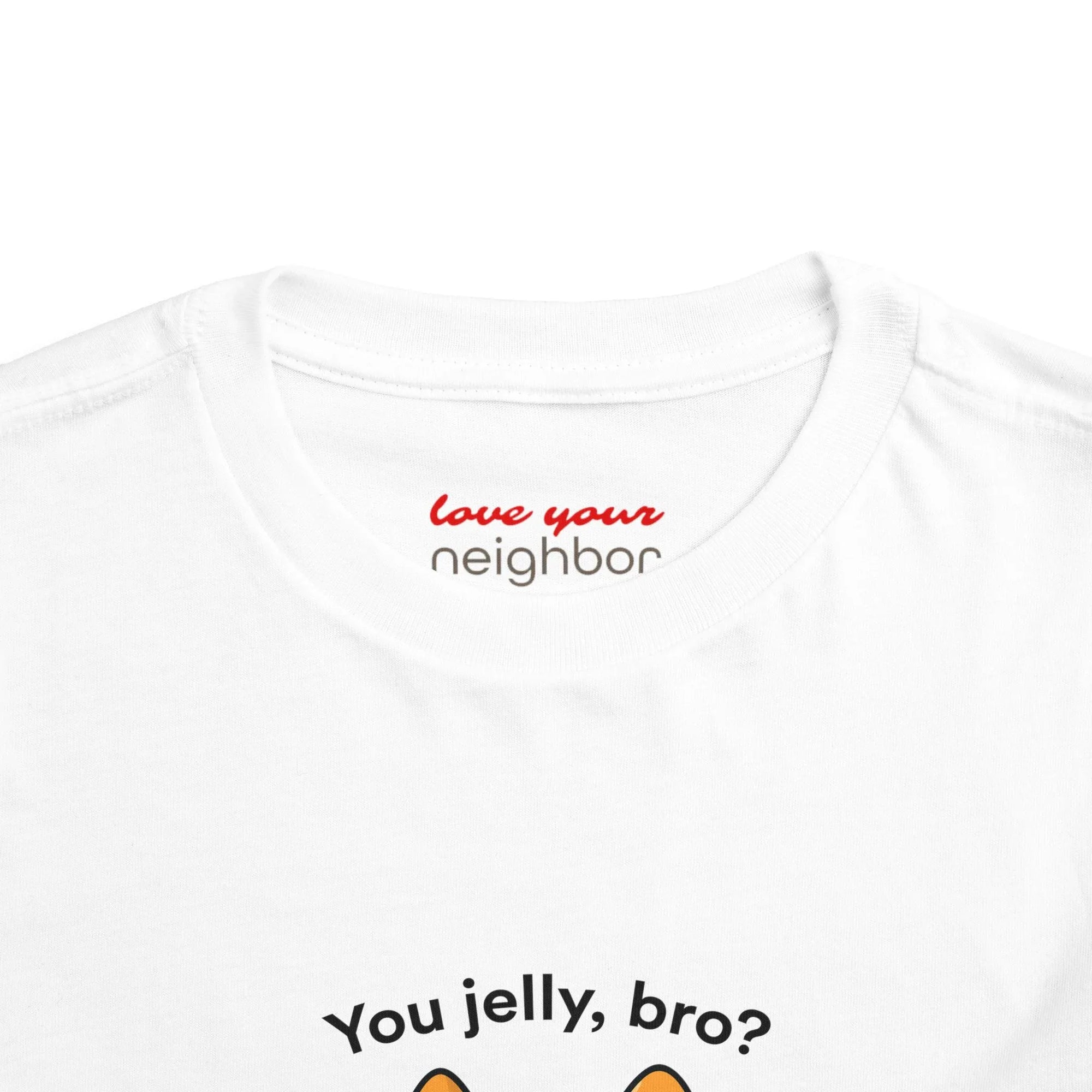Toddler Short Sleeve Tee - You Jelly Bro? Design - Truthkins - Faith-filled plush toys that turn big feelings into God's truth