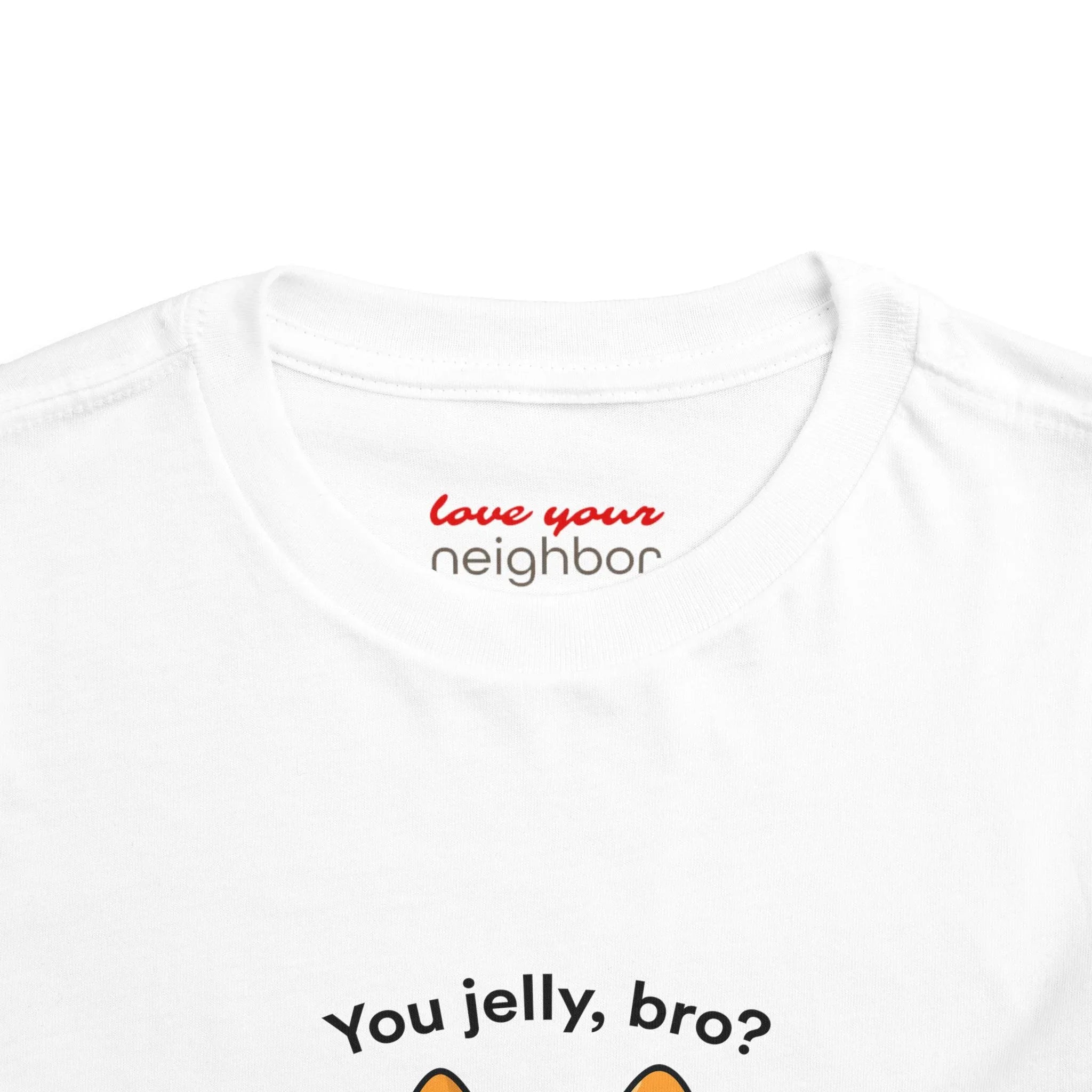 Toddler Short Sleeve Tee - You Jelly Bro? Design - Truthkins - Faith-filled plush toys that turn big feelings into God's truth