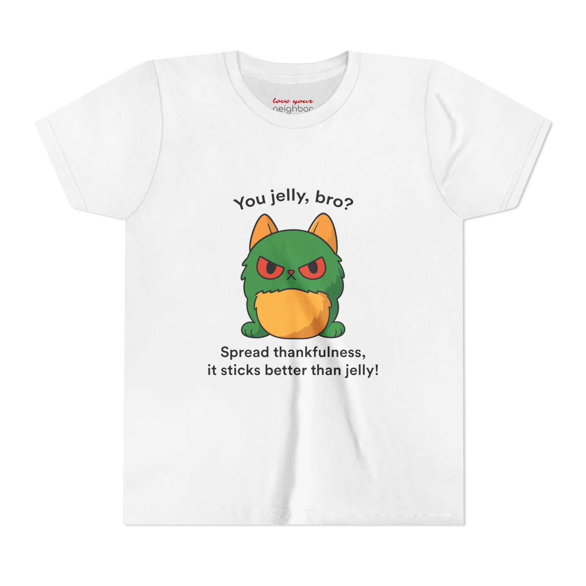 Youth Short Sleeve Tee - You Jelly Bro? Design