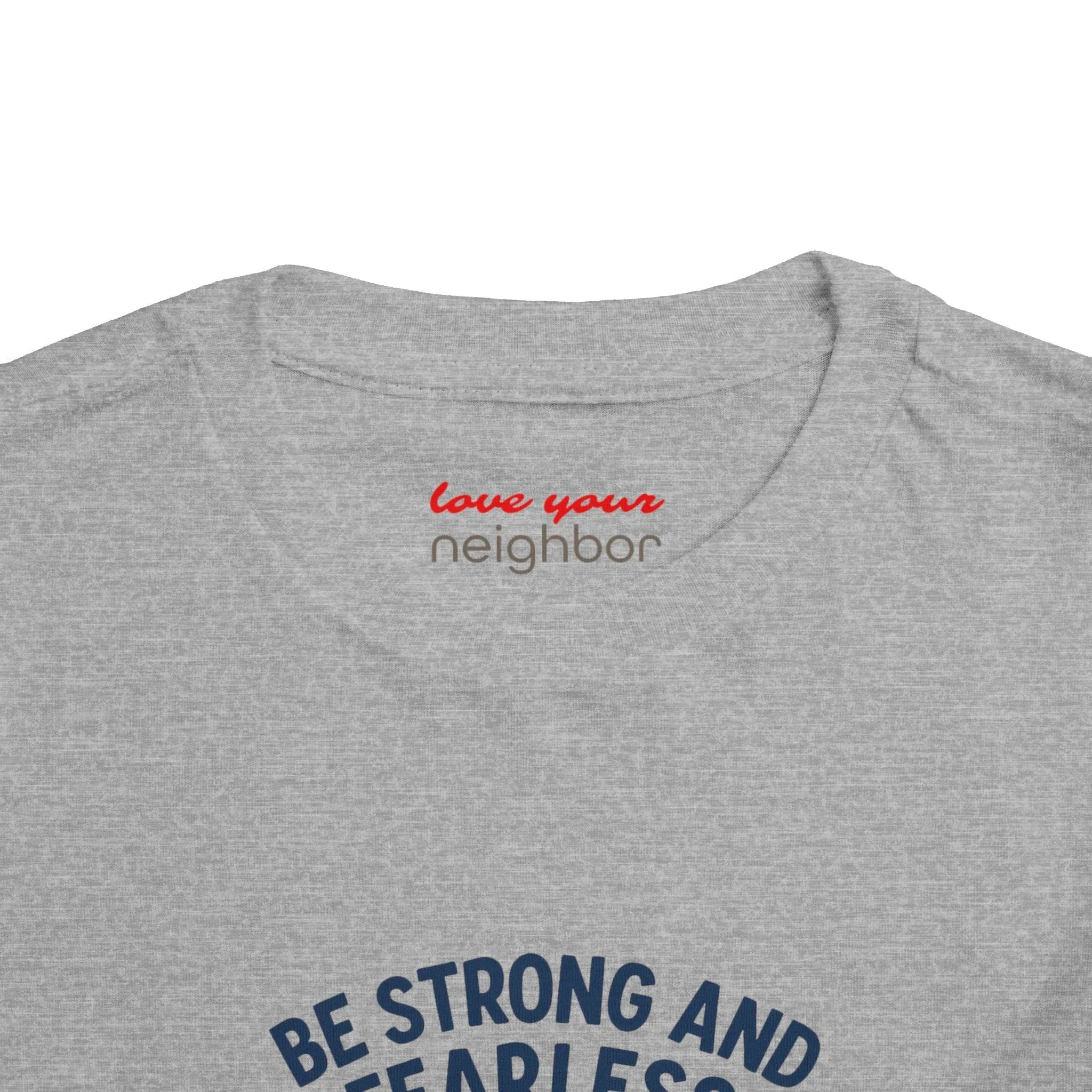 Toddler Inspirational Tee, Kids Motivational Shirt, Bible Verse Top, Cute Short Sleeve T-Shirt, God is With You Apparel, Faith-Based Gift - Truthkins - Faith-filled plush toys that turn big feelings into God's truth