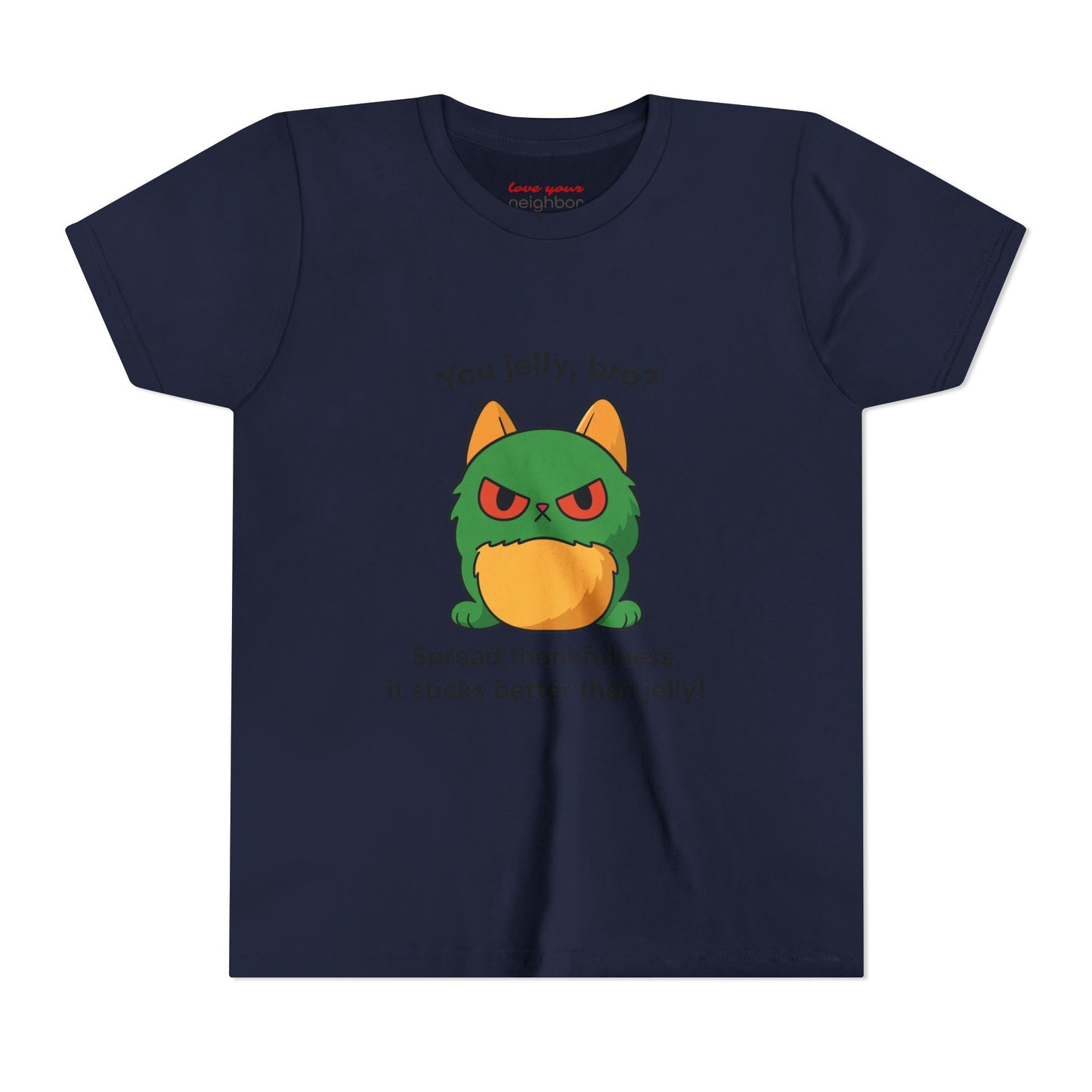 Youth Short Sleeve Tee - You Jelly Bro? Design