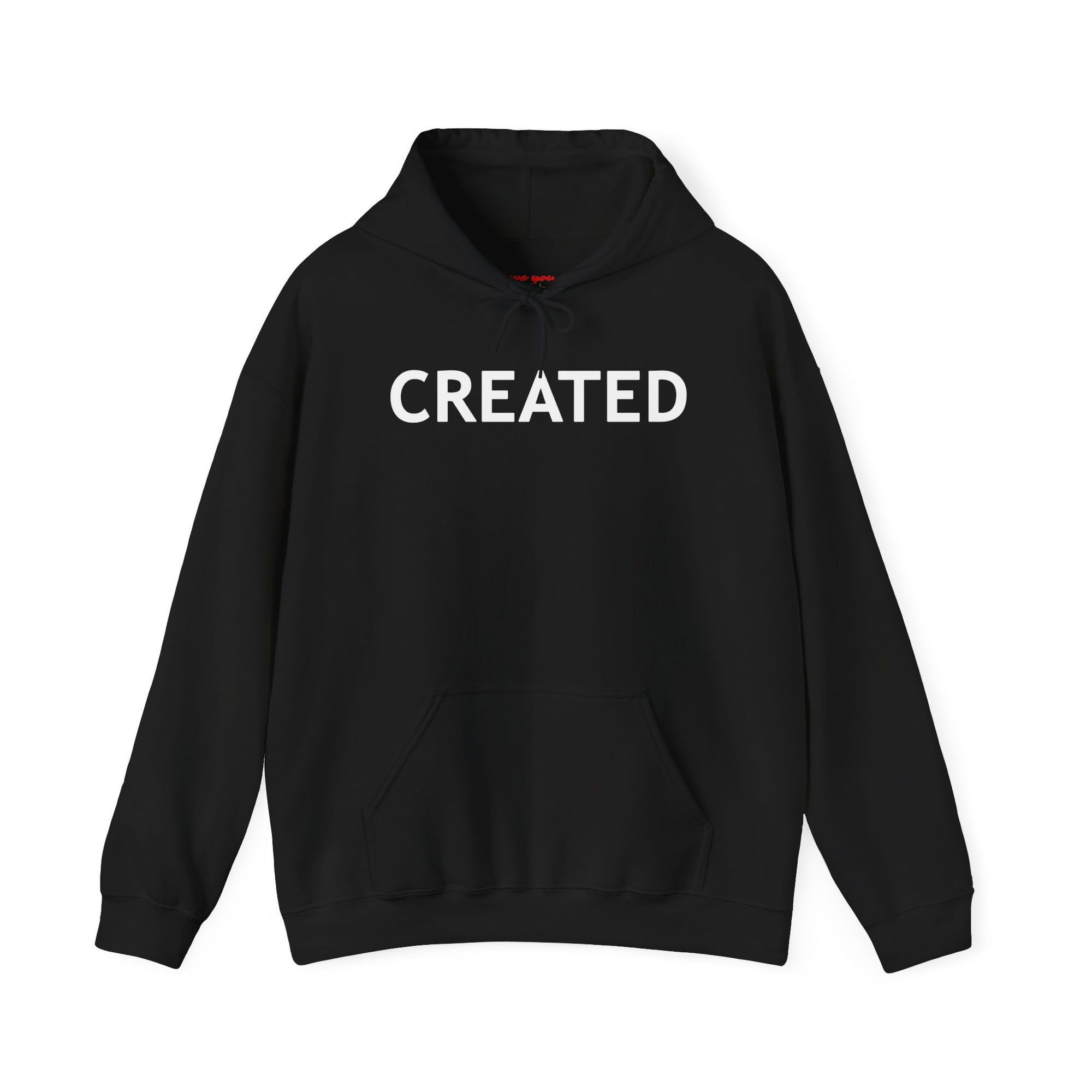"Created" 2 Corinthians 5:17 - Adult Hooded Sweatshirt