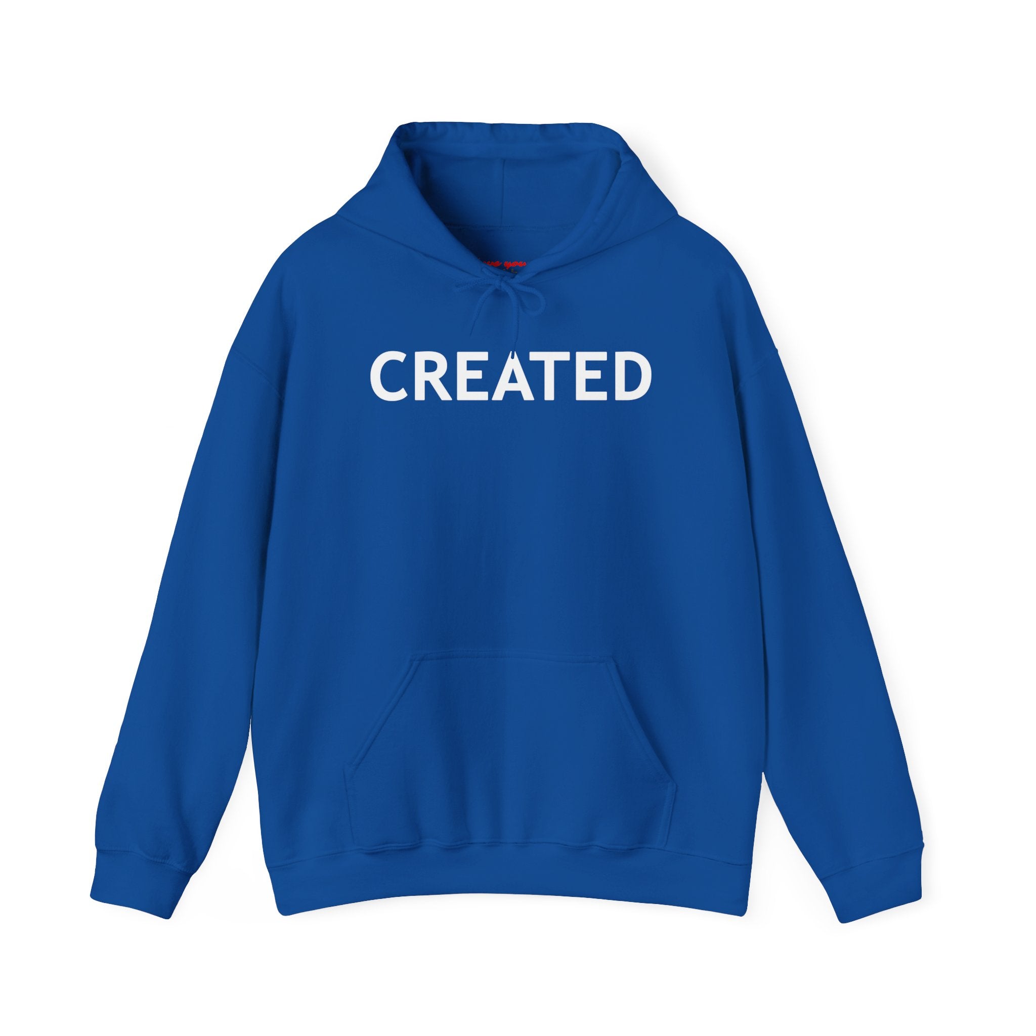 "Created" 2 Corinthians 5:17 - Adult Hooded Sweatshirt