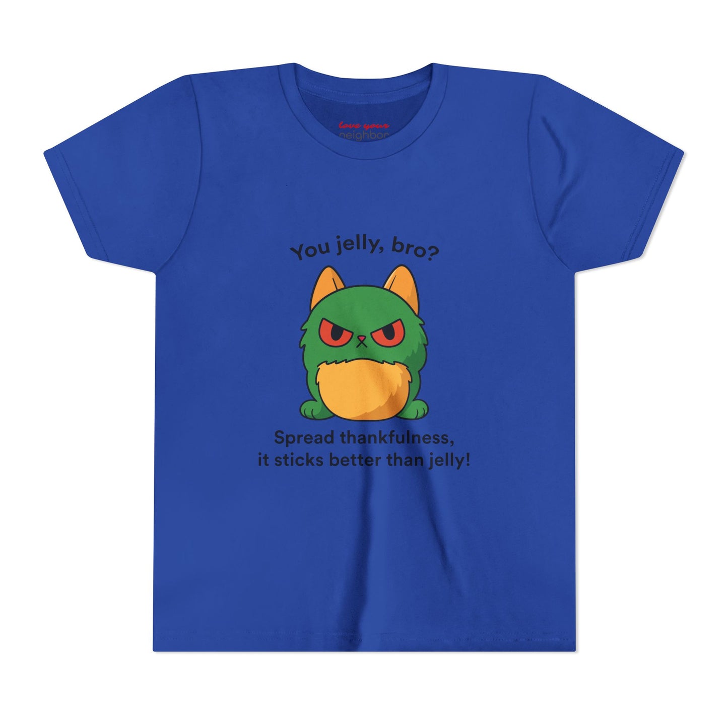 Youth Short Sleeve Tee - You Jelly Bro? Design