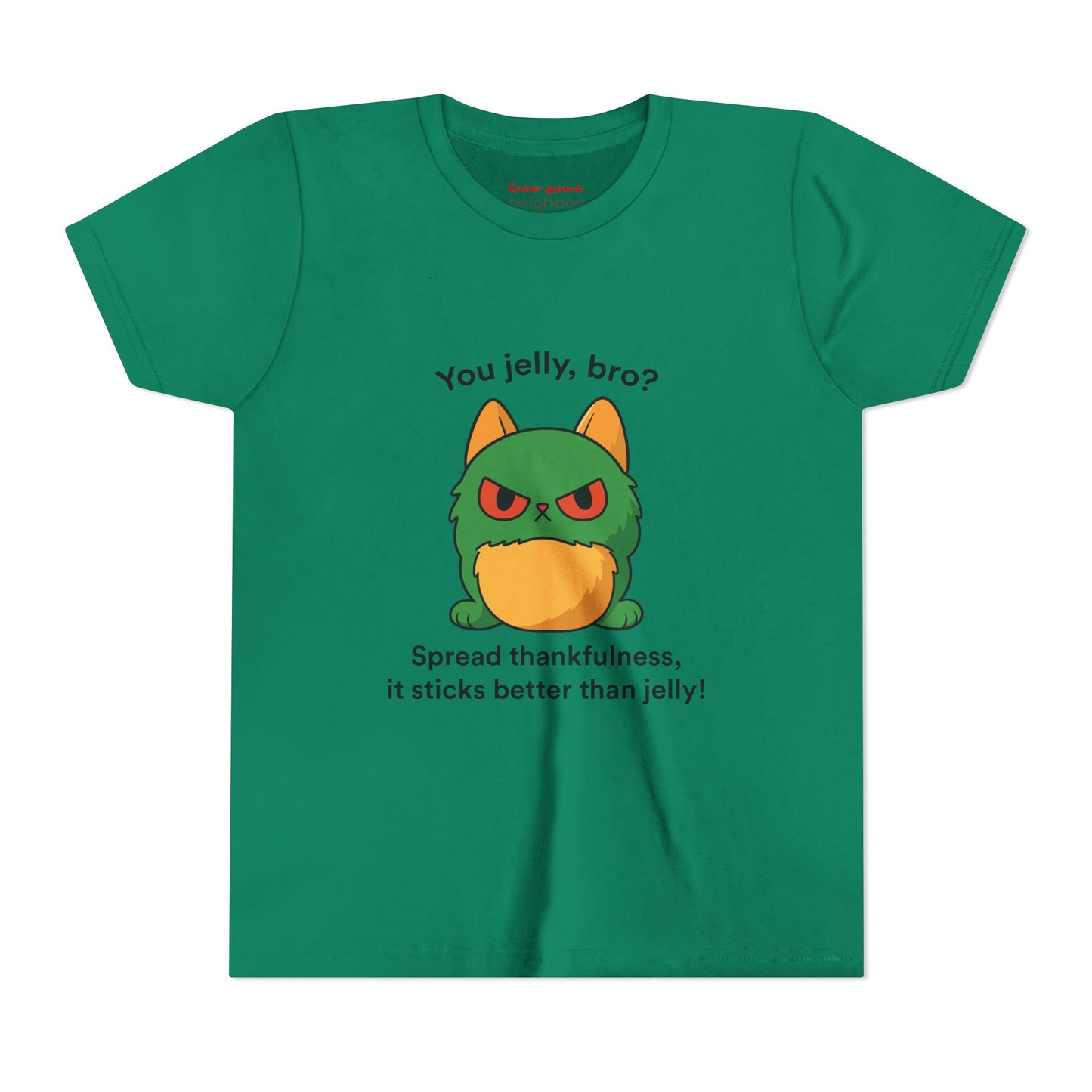 Youth Short Sleeve Tee - You Jelly Bro? Design