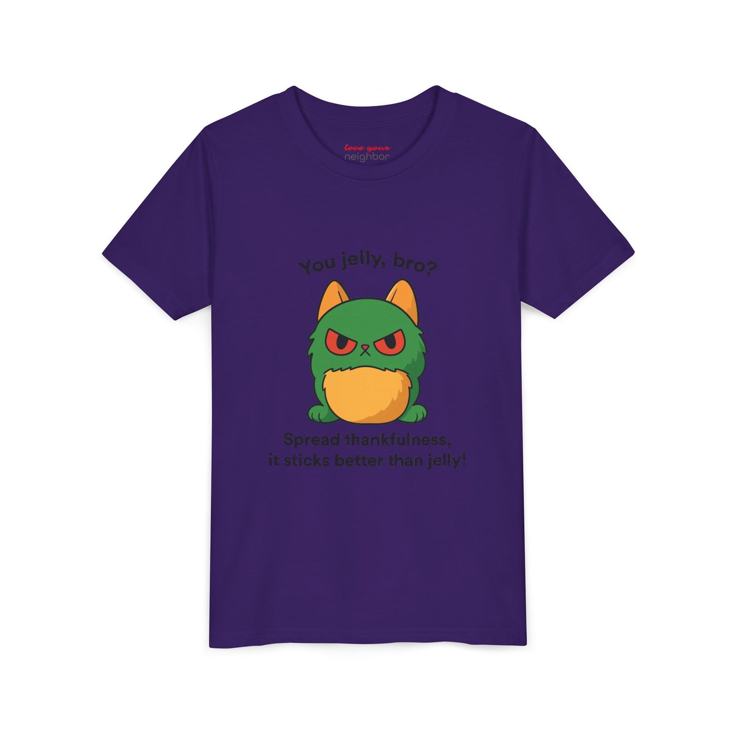 Youth Short Sleeve Tee - You Jelly Bro? Design