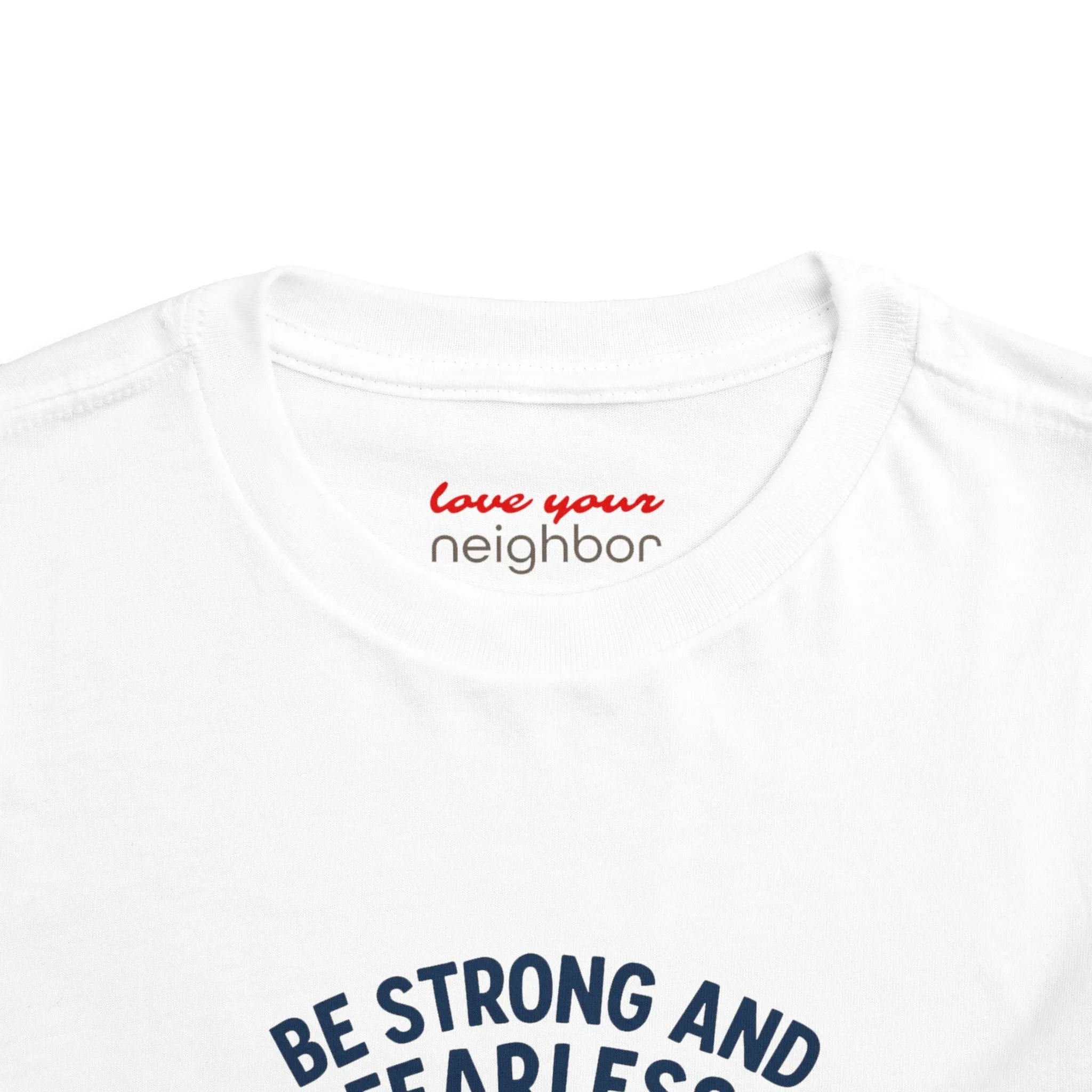 Toddler Inspirational Tee, Kids Motivational Shirt, Bible Verse Top, Cute Short Sleeve T-Shirt, God is With You Apparel, Faith-Based Gift - Truthkins - Faith-filled plush toys that turn big feelings into God's truth