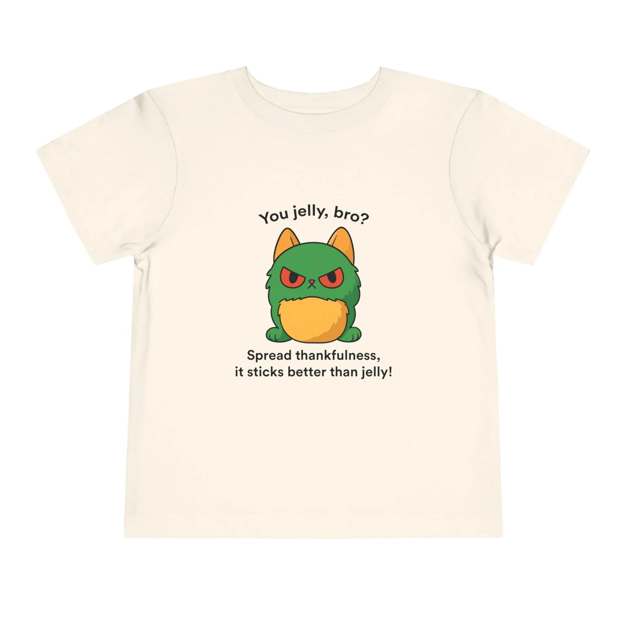 Toddler Short Sleeve Tee - You Jelly Bro? Design - Truthkins - Faith-filled plush toys that turn big feelings into God's truth