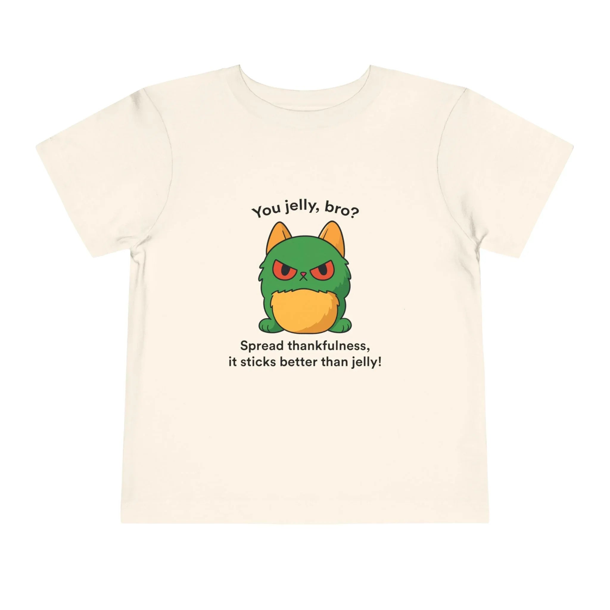 Toddler Short Sleeve Tee - You Jelly Bro? Design - Truthkins - Faith-filled plush toys that turn big feelings into God's truth