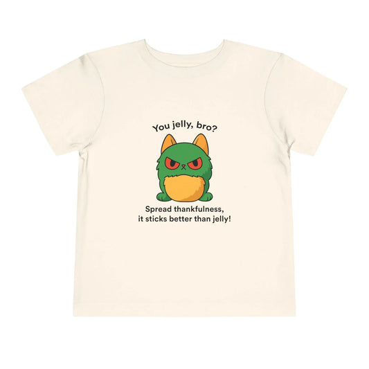 Toddler Short Sleeve Tee - You Jelly Bro? Design - Truthkins - Faith-filled plush toys that turn big feelings into God's truth