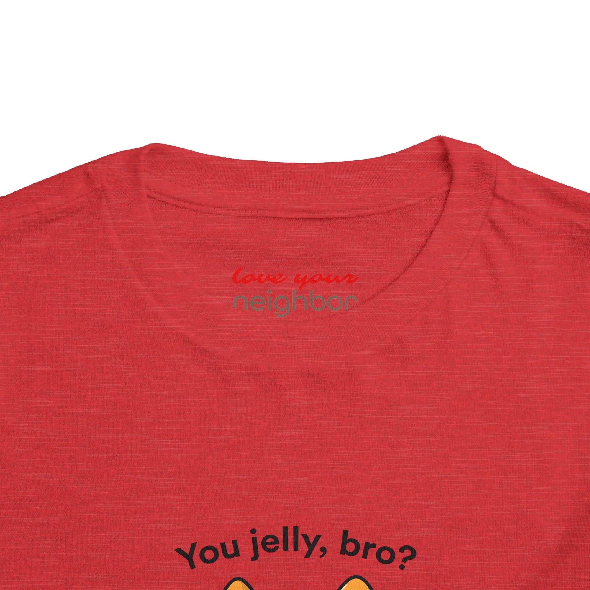 Toddler Short Sleeve Tee - You Jelly Bro? Design - Truthkins - Faith-filled plush toys that turn big feelings into God's truth