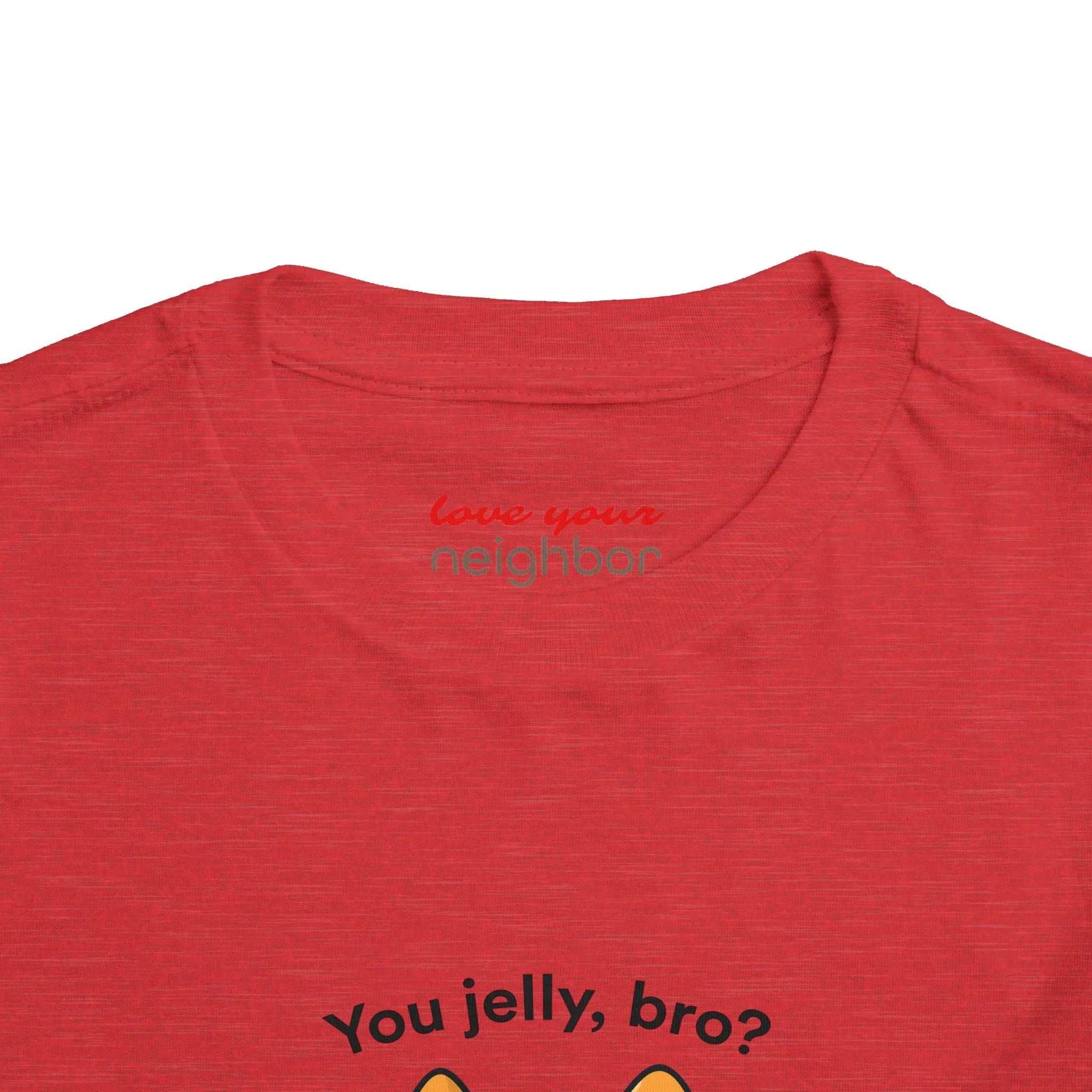 Toddler Short Sleeve Tee - You Jelly Bro? Design - Truthkins - Faith-filled plush toys that turn big feelings into God's truth
