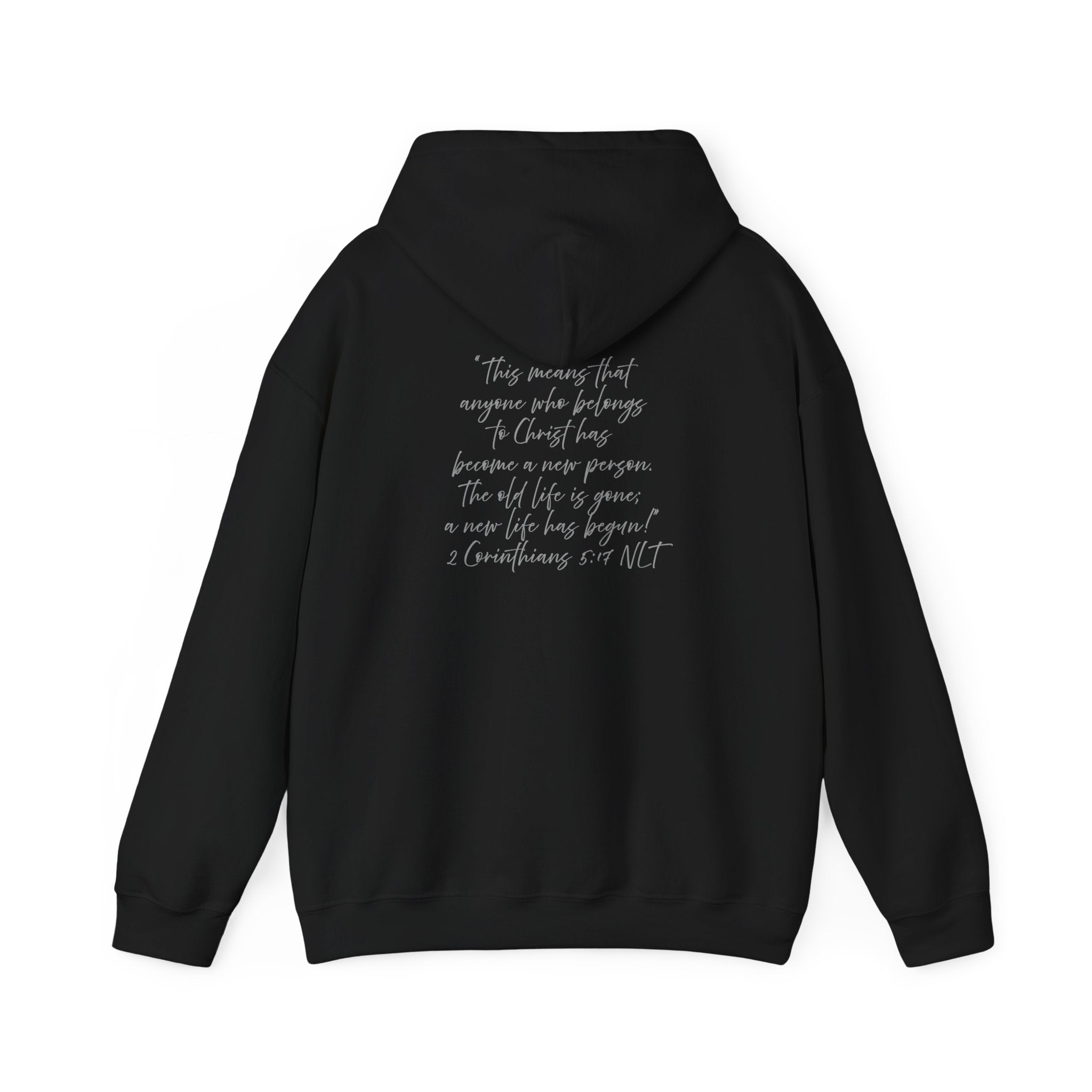 "Created" 2 Corinthians 5:17 - Adult Hooded Sweatshirt