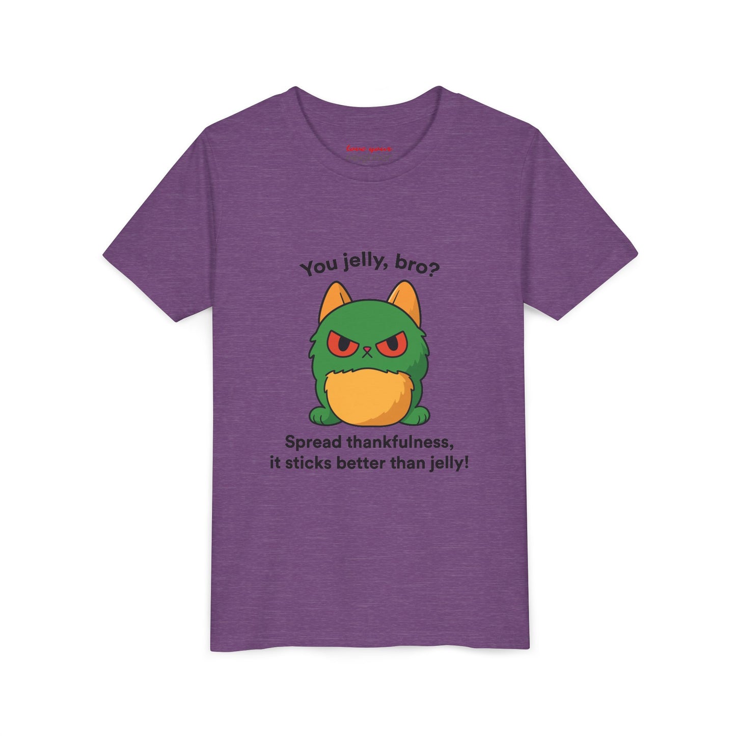Youth Short Sleeve Tee - You Jelly Bro? Design