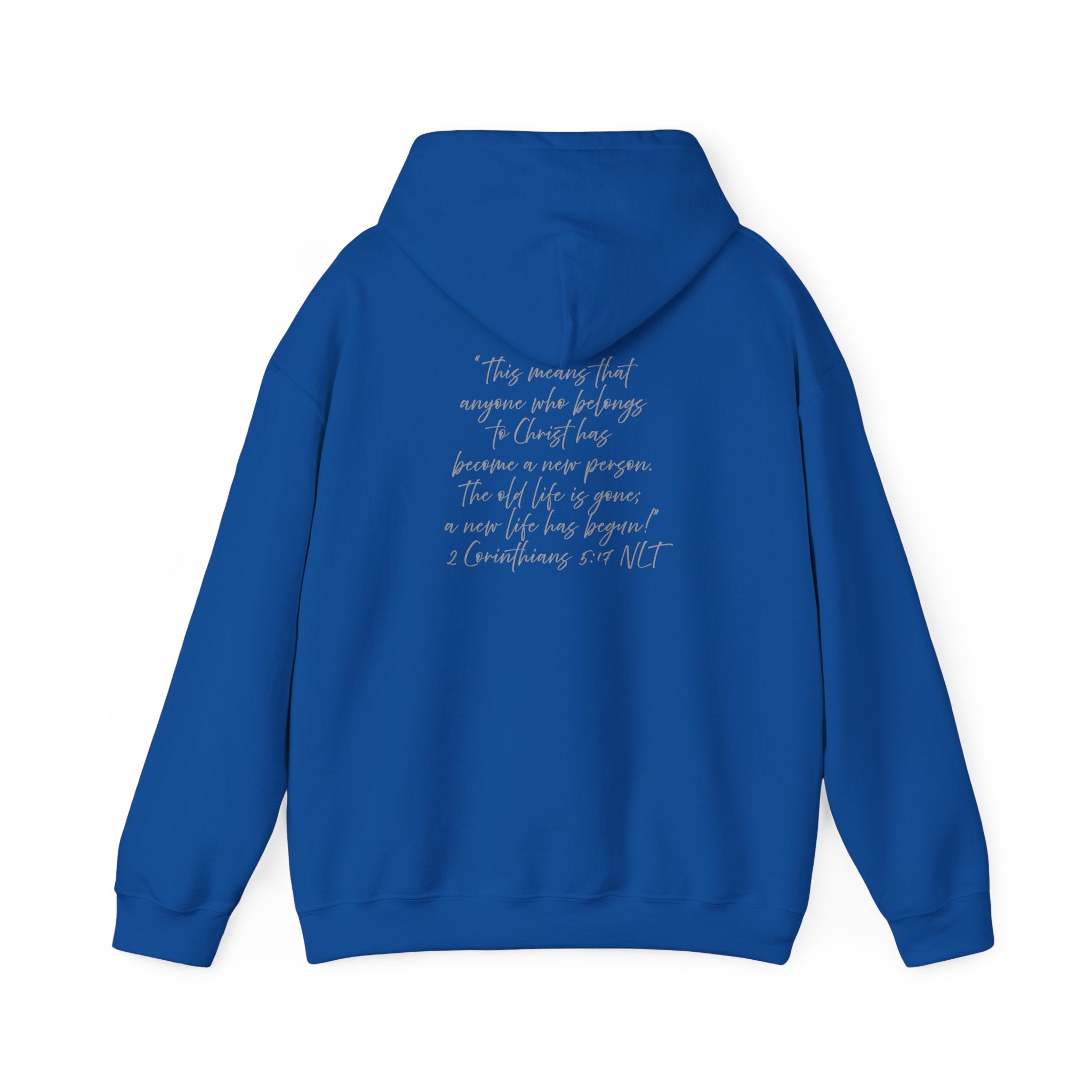 "Created" 2 Corinthians 5:17 - Adult Hooded Sweatshirt