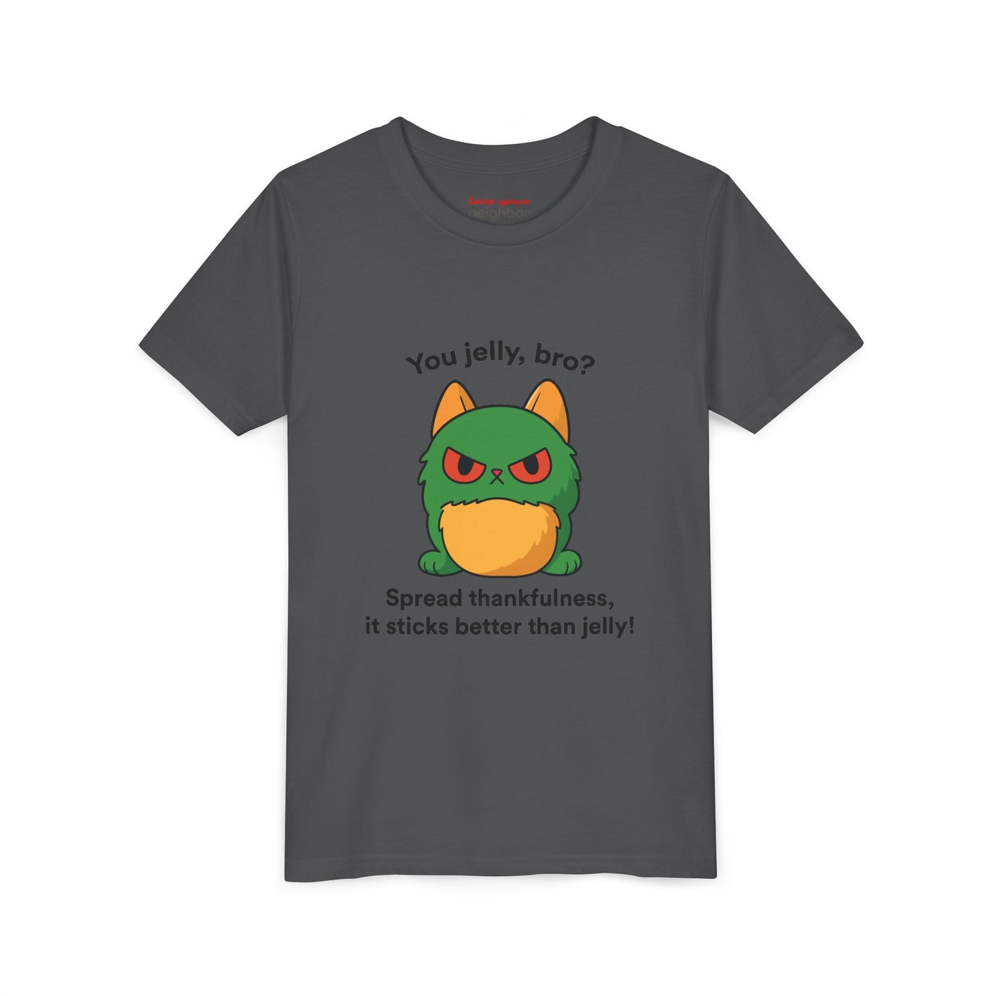 Youth Short Sleeve Tee - You Jelly Bro? Design