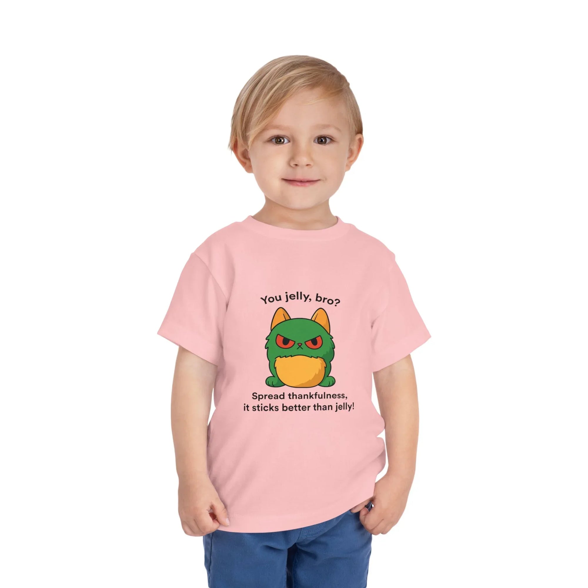 Toddler Short Sleeve Tee - You Jelly Bro? Design - Truthkins - Faith-filled plush toys that turn big feelings into God's truth